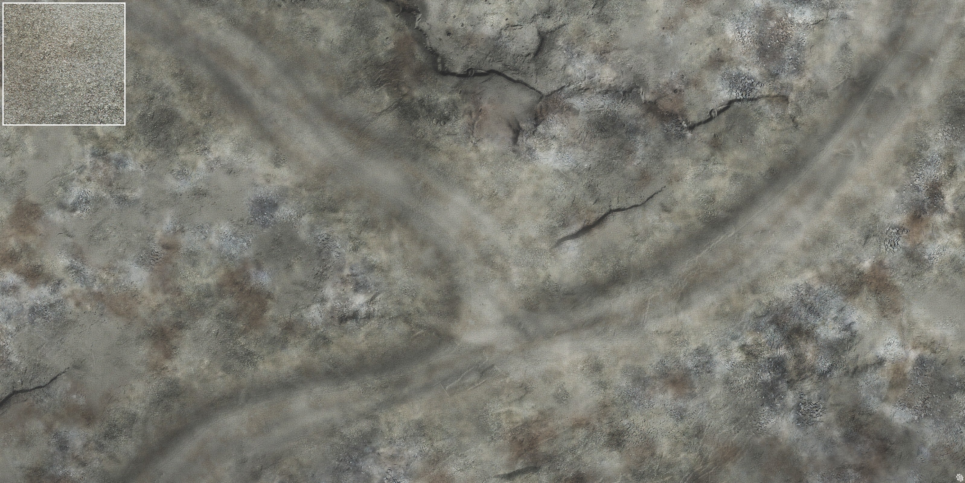 Mats by Mars: Ashen Wastes Tabletop Wargaming Play Mat