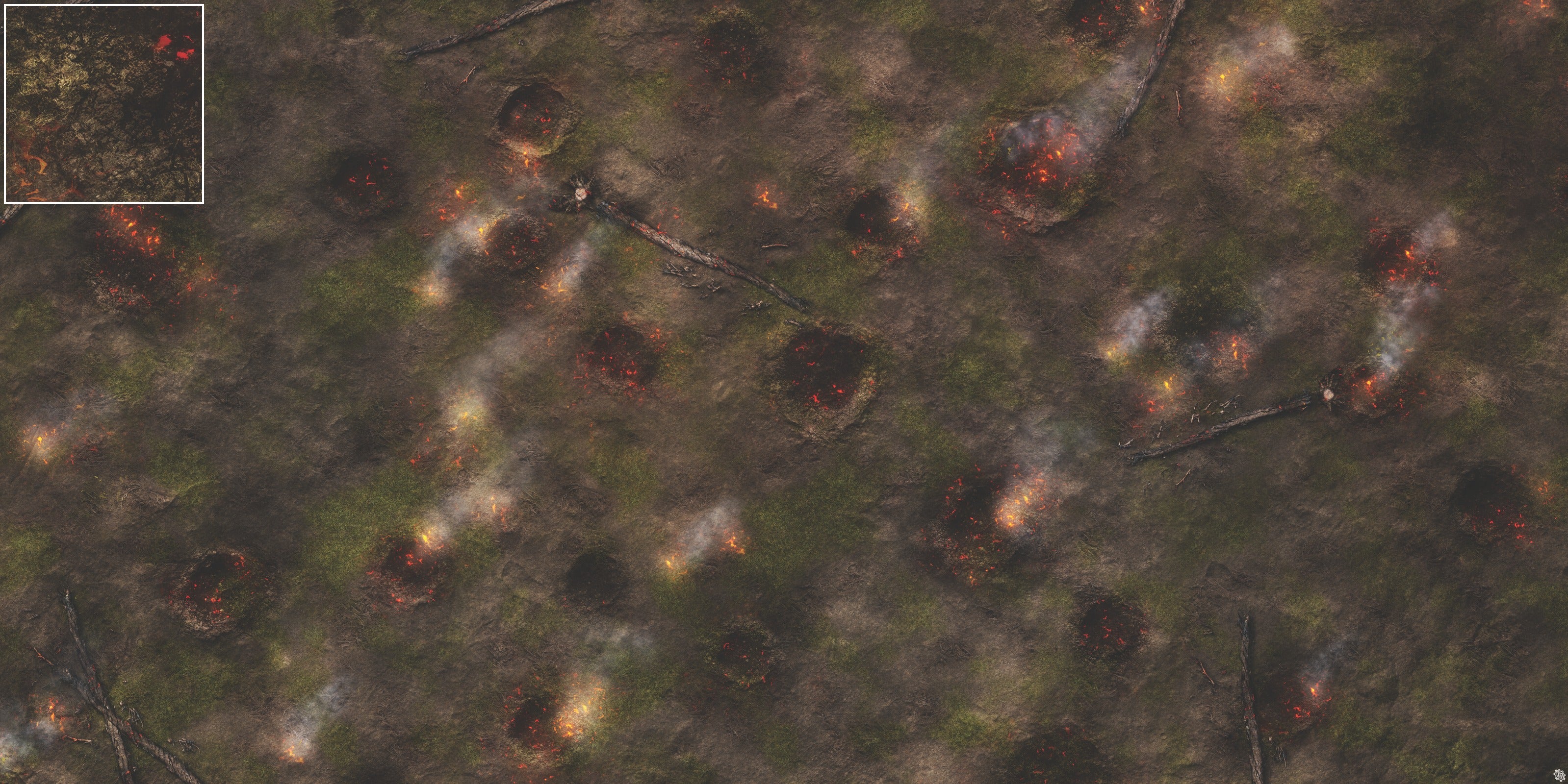 Mats by Mars: Mortar Combat Wargaming Play Mat