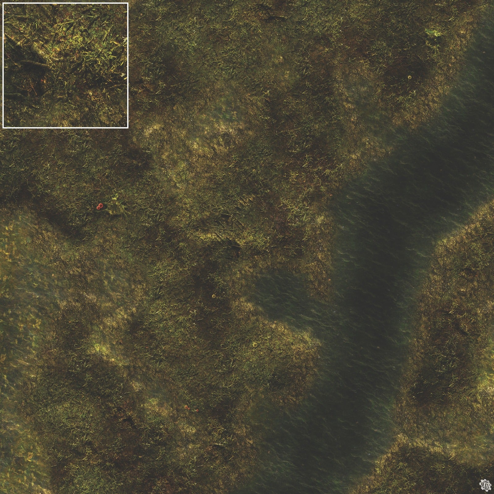 Mats by Mars: Swamplands Tabletop Wargaming Play Mat