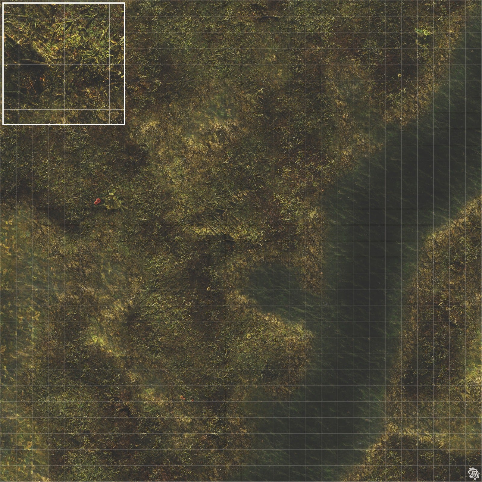 Mats by Mars: Swamplands Tabletop Wargaming Play Mat