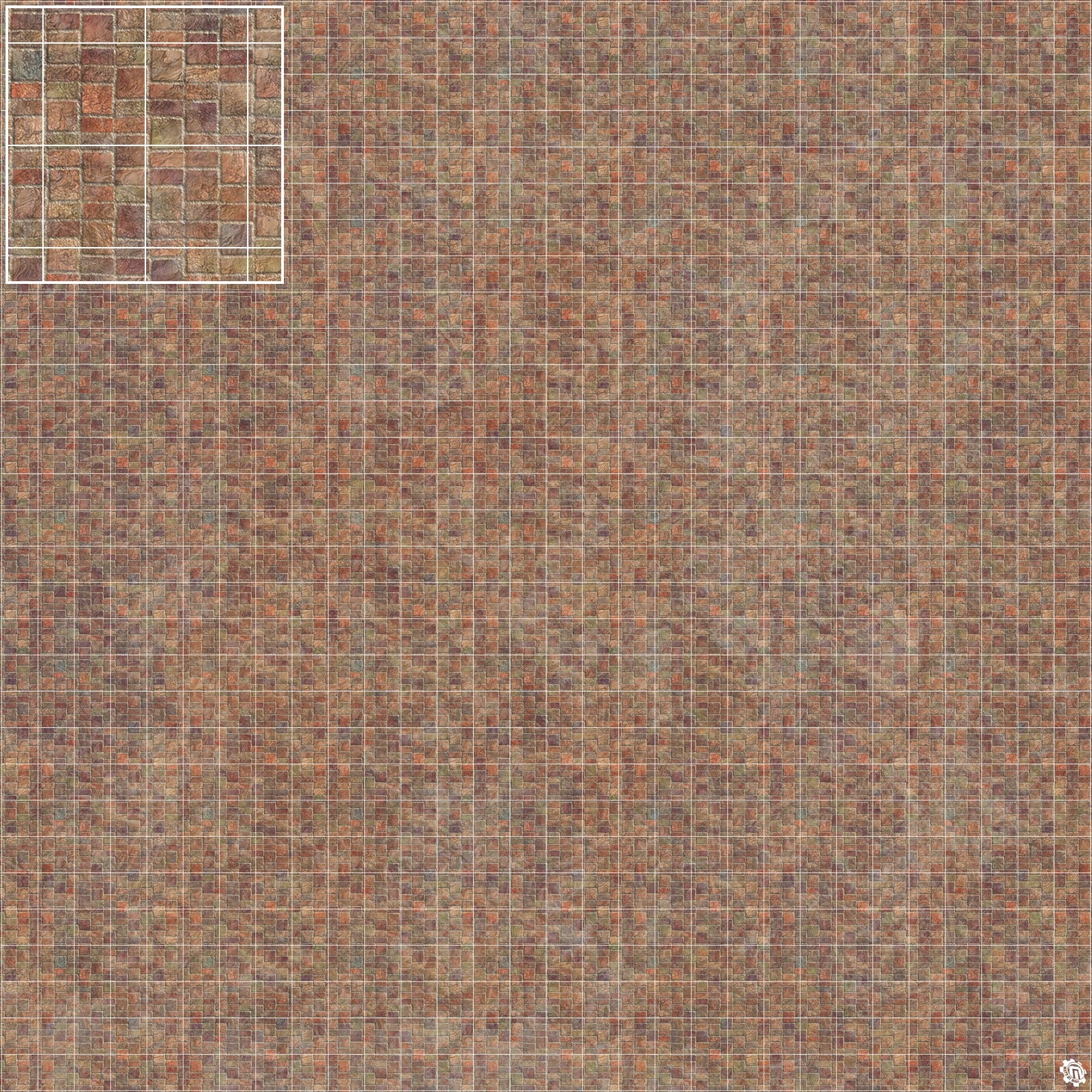Mats by Mars: Sett in Stone (Red) Tabletop Wargaming Play Mat