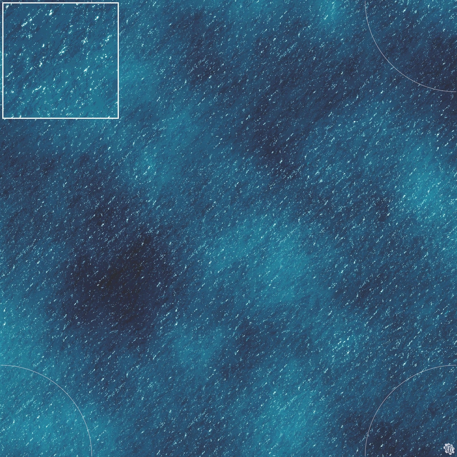 Mats by Mars: Dark Caribbean Tabletop Wargaming Play Mat