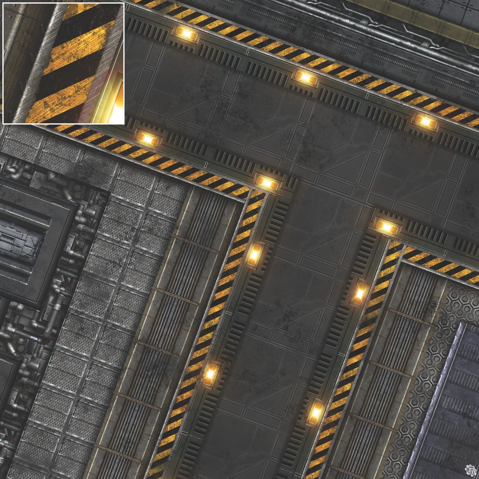 Mats by Mars: Factory Floor Tabletop Wargaming Play Mat