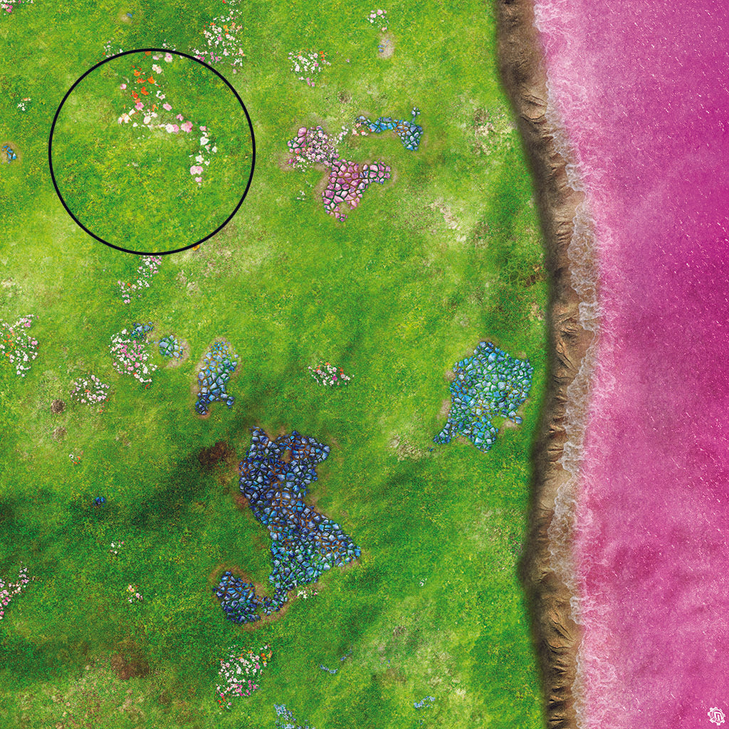 Mats by Mars: Faewild Shore Tabletop Wargaming Play Mat