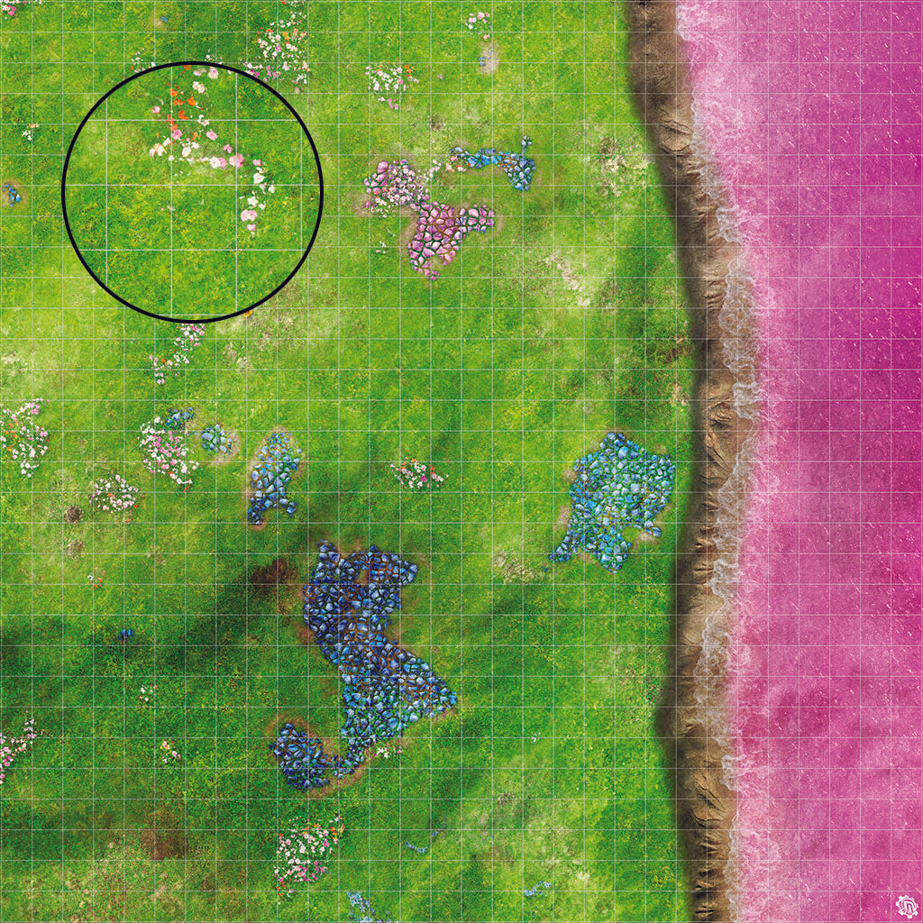Mats by Mars: Faewild Shore Tabletop Wargaming Play Mat