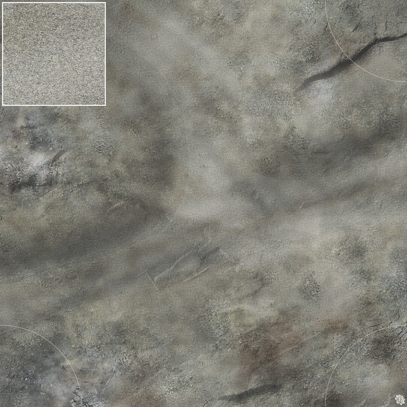 Mats by Mars: Ashen Wastes Tabletop Wargaming Play Mat