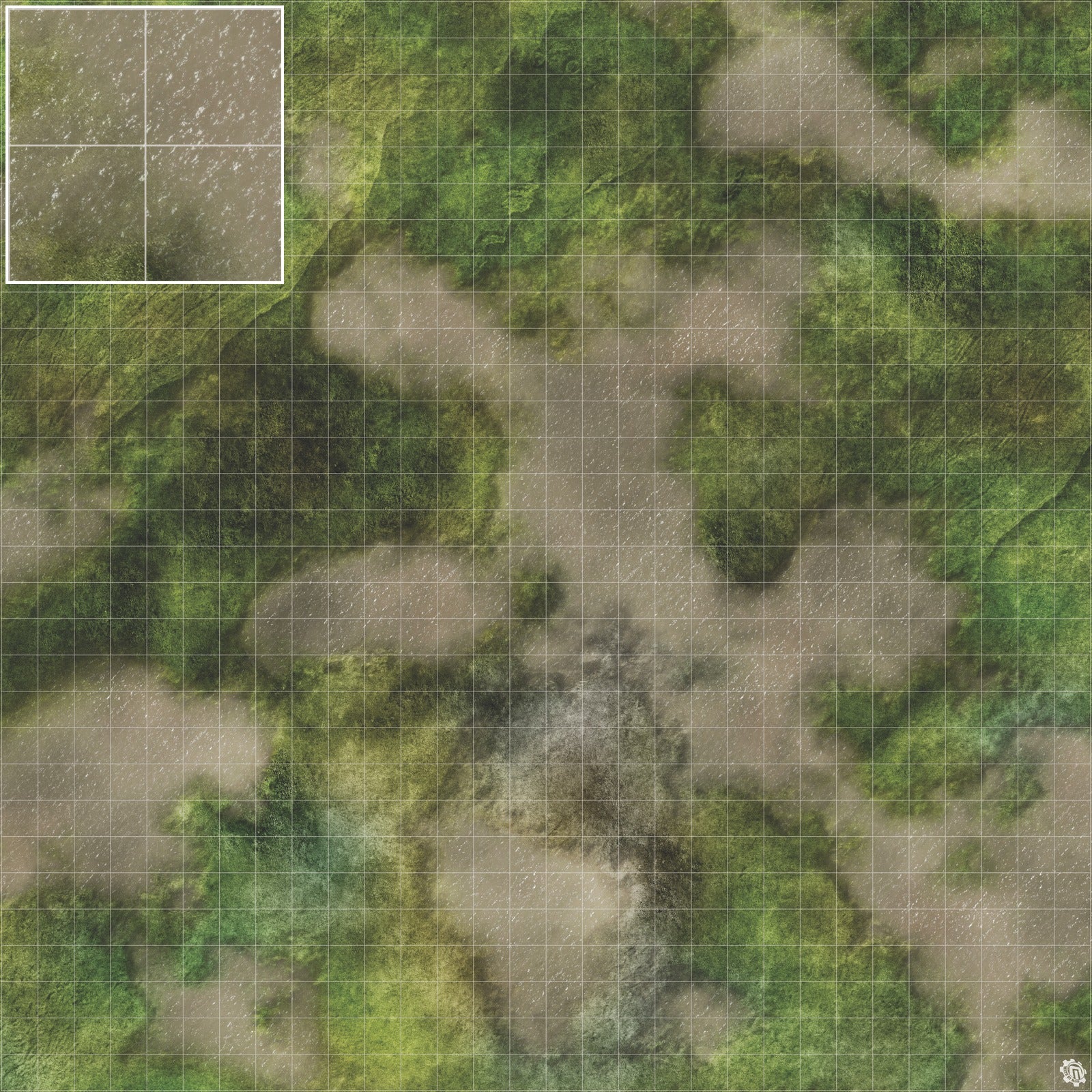 Mats by Mars: Bayou Country Tabletop Wargaming Play Mat