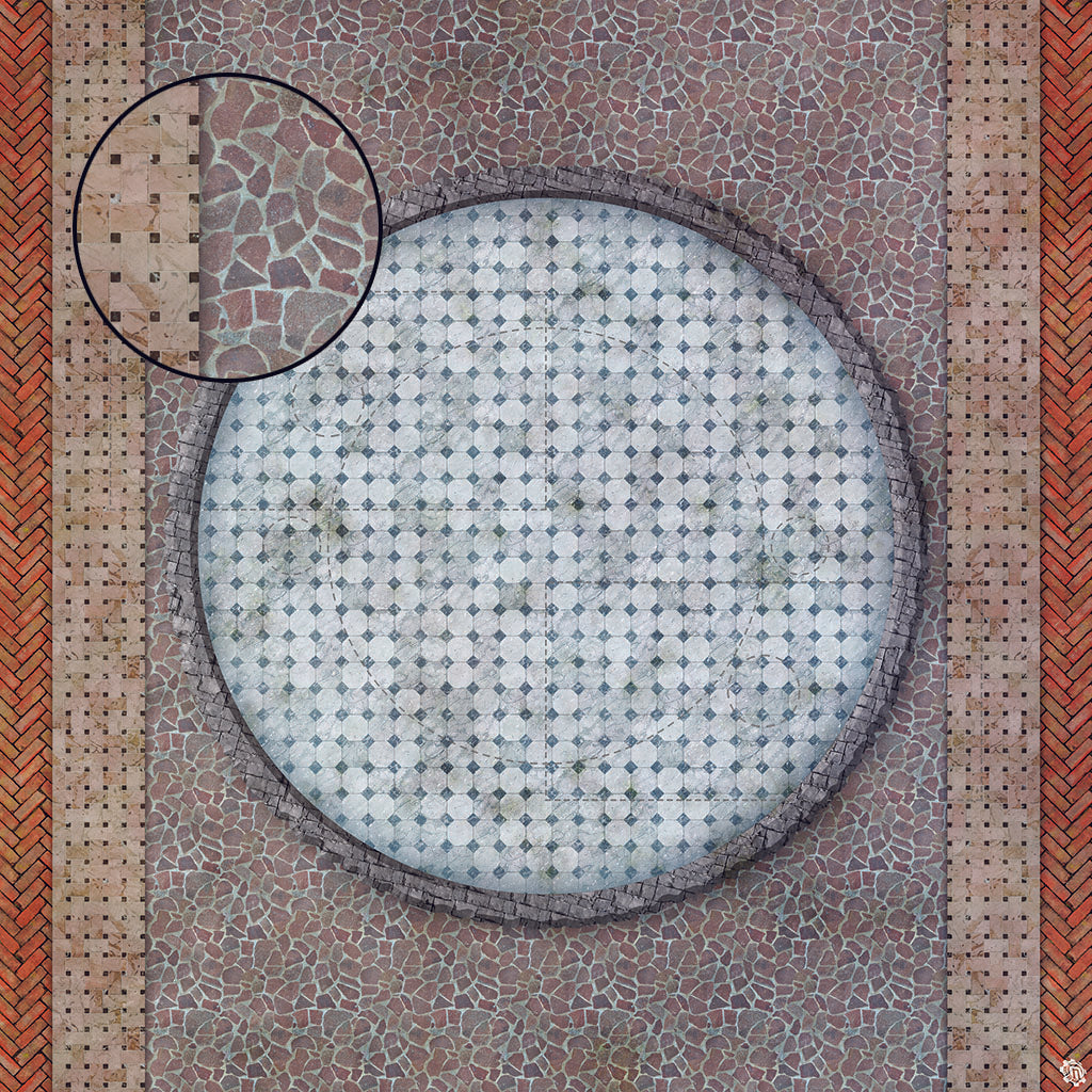 Mats by Mars: Piazza Tabletop Wargaming Play Mat