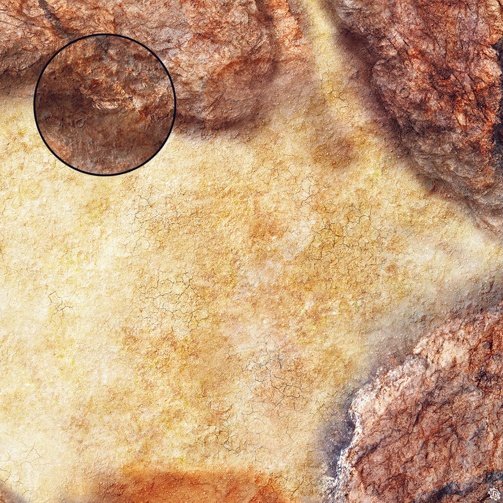 Mats by Mars: Desert Canyon Tabletop Wargaming Play Mat