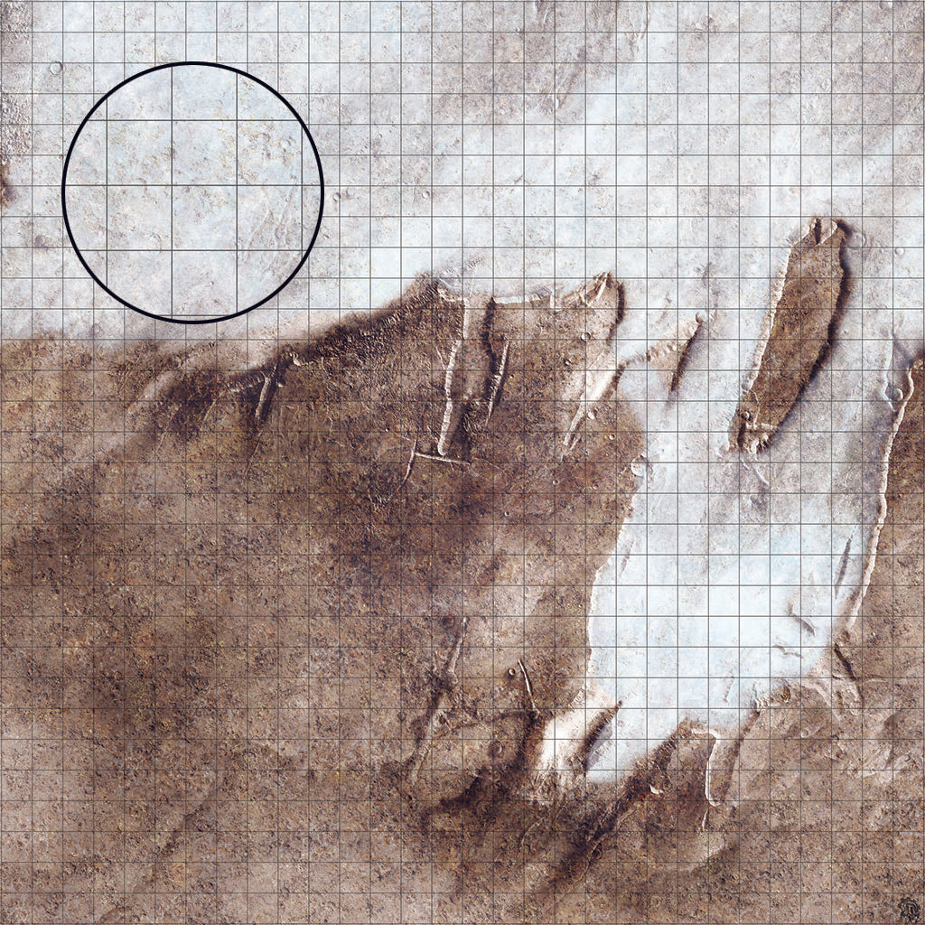 Mats by Mars: Bleached Bone Gulch Tabletop Wargaming Play Mat