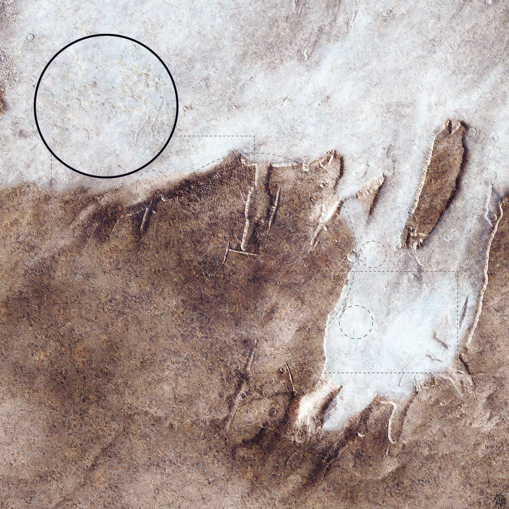 Mats by Mars: Bleached Bone Gulch Tabletop Wargaming Play Mat