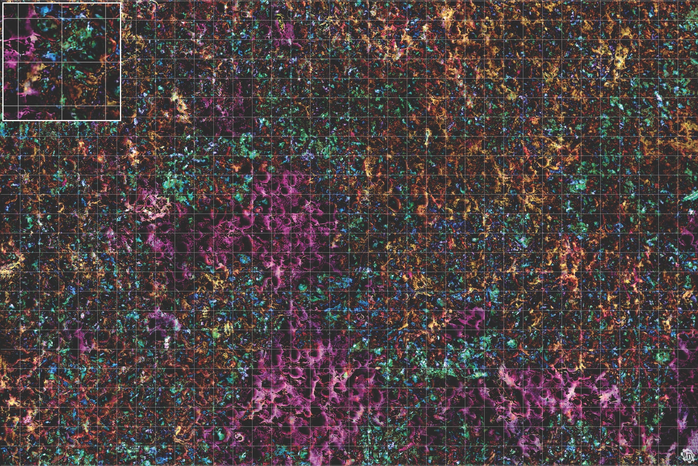 Mats by Mars: Mushroom Forest Tabletop Wargaming Play Mat