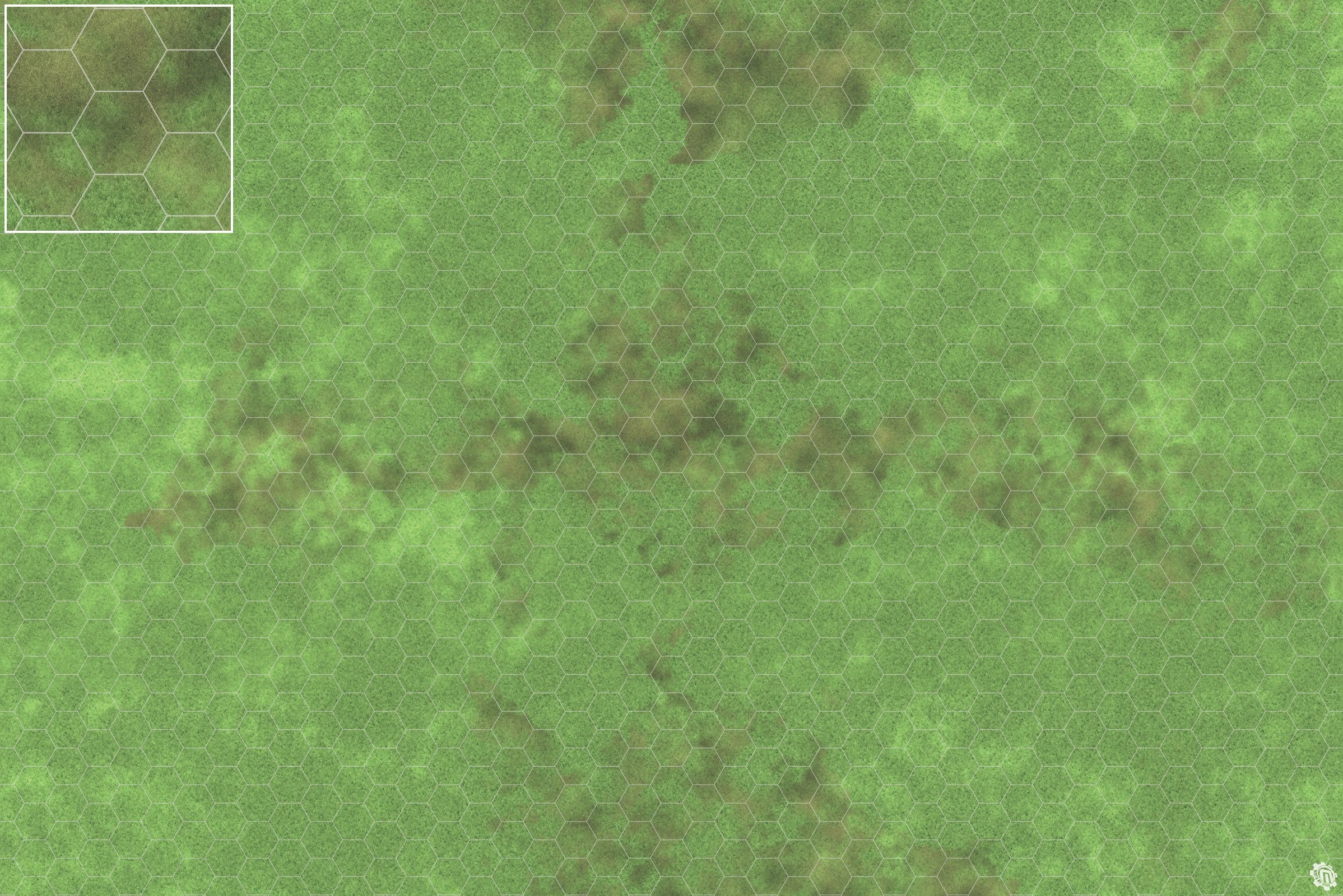 Mats by Mars: Verdant Fields Tabletop Wargaming Play Mat
