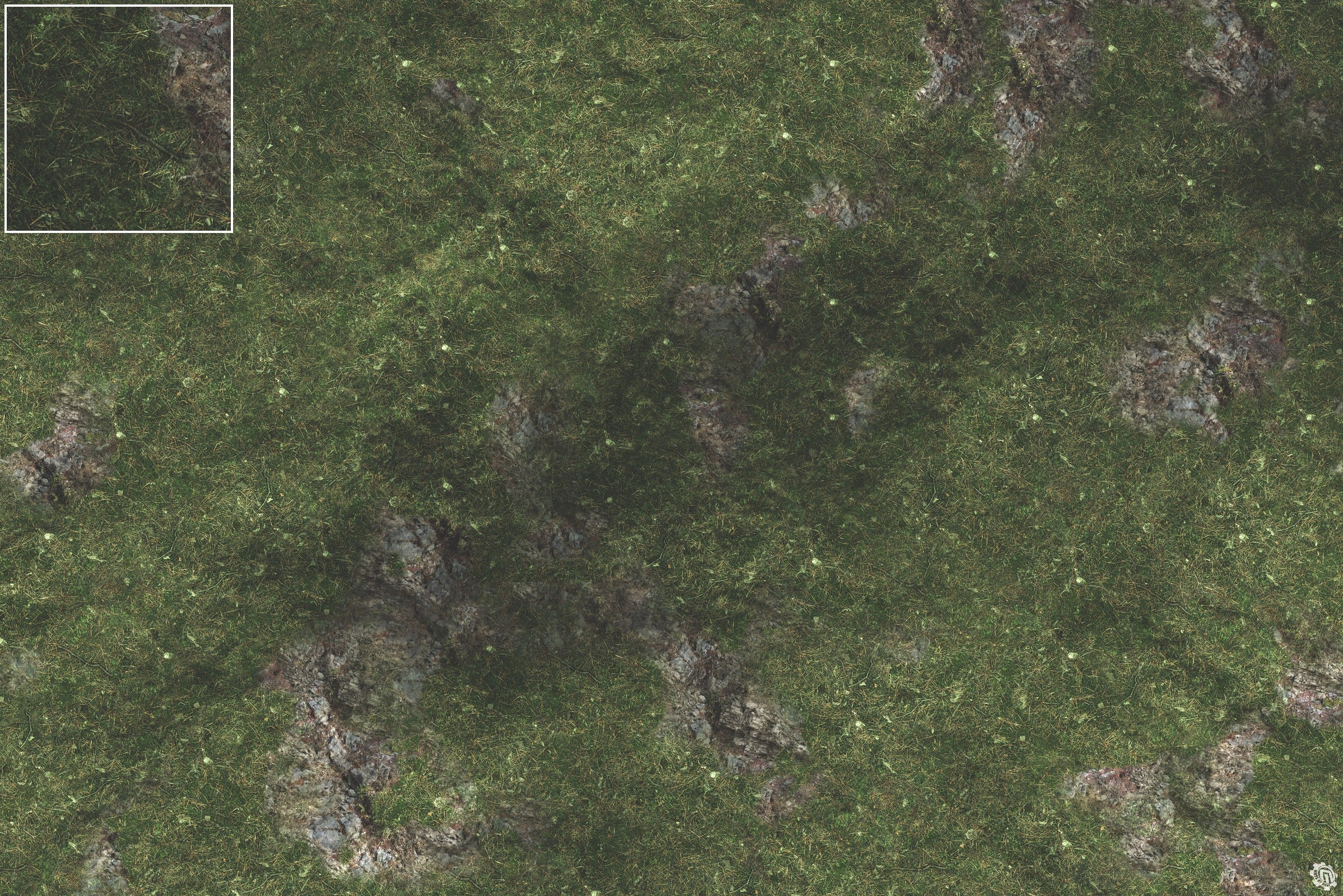 Mats by Mars: Green Hills Tabletop Wargaming Play Mat