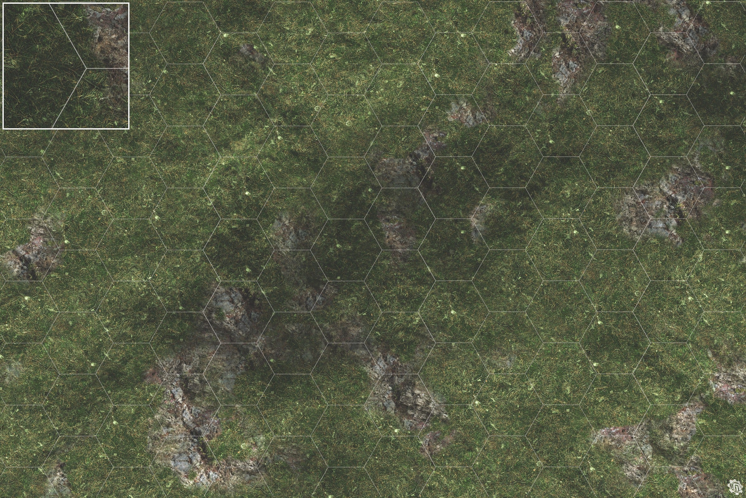 Mats by Mars: Green Hills Tabletop Wargaming Play Mat
