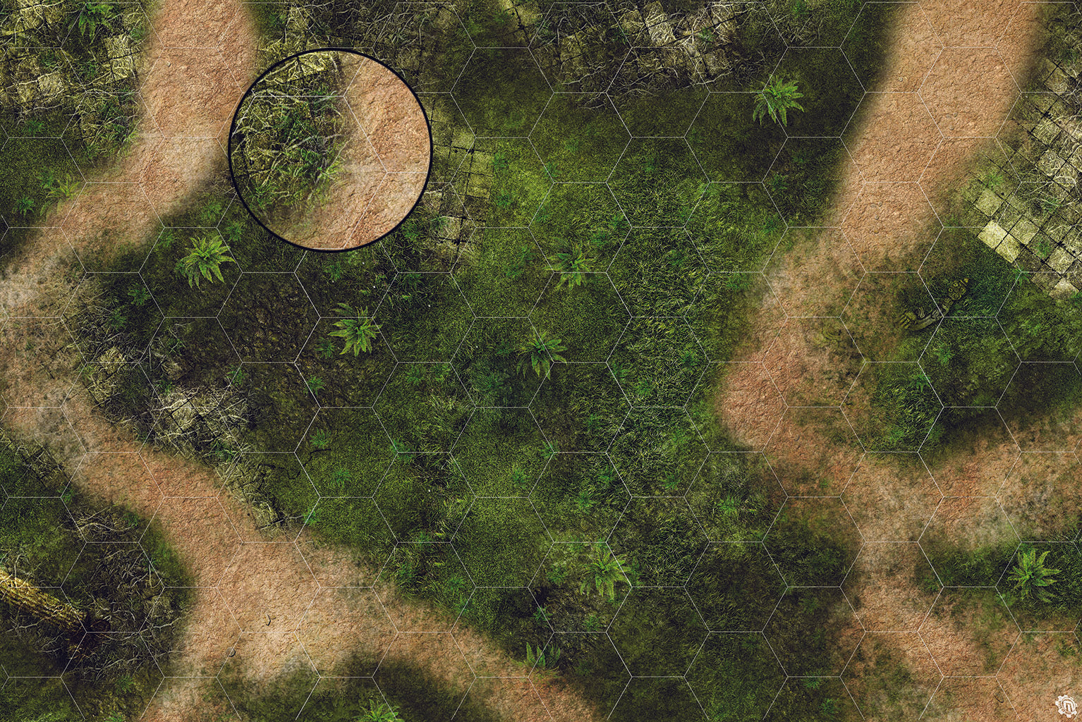 Mats by Mars: Island Path Tabletop Wargaming Play Mat