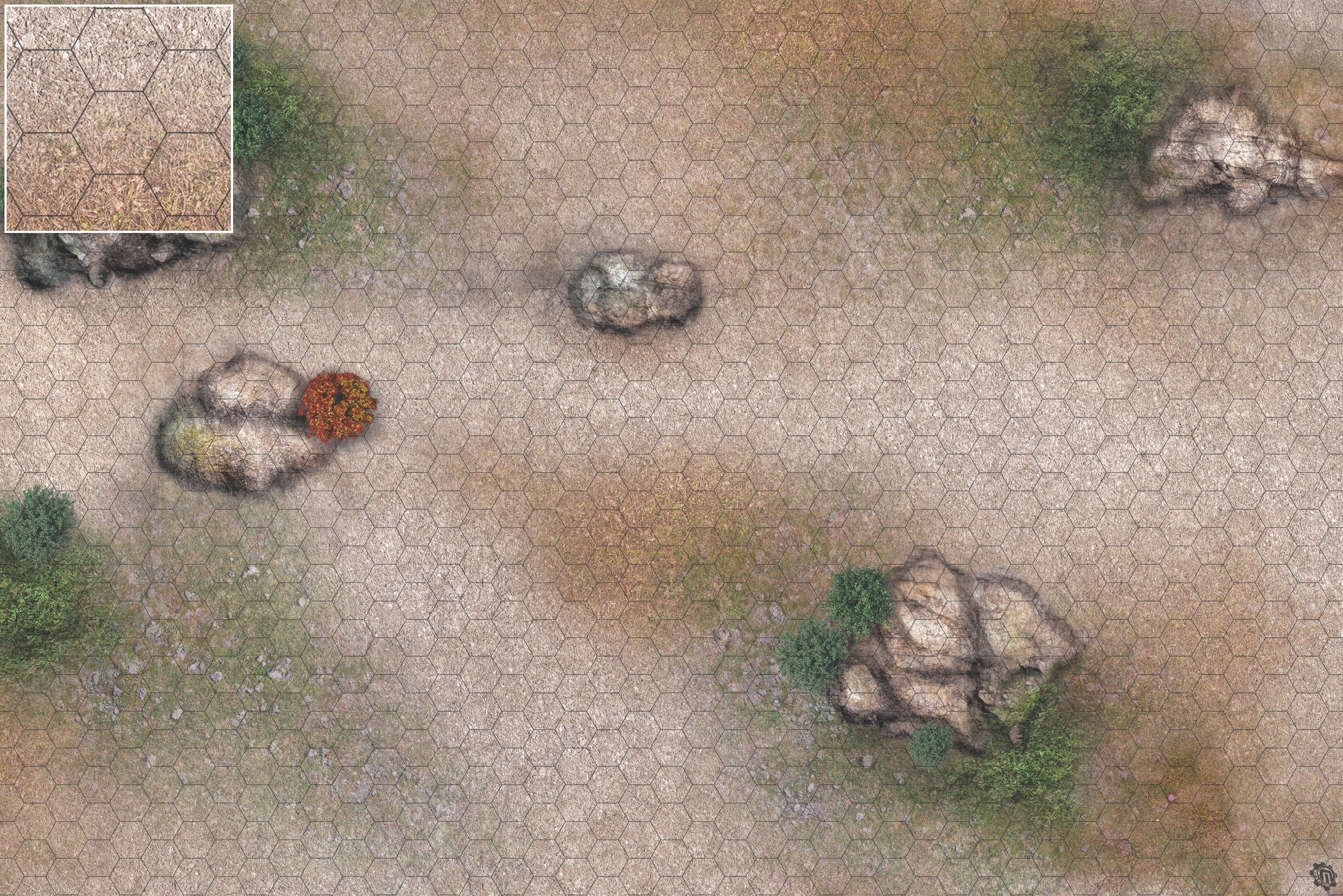 Mats by Mars: Hellenic Plateau Tabletop Wargaming Play Mat