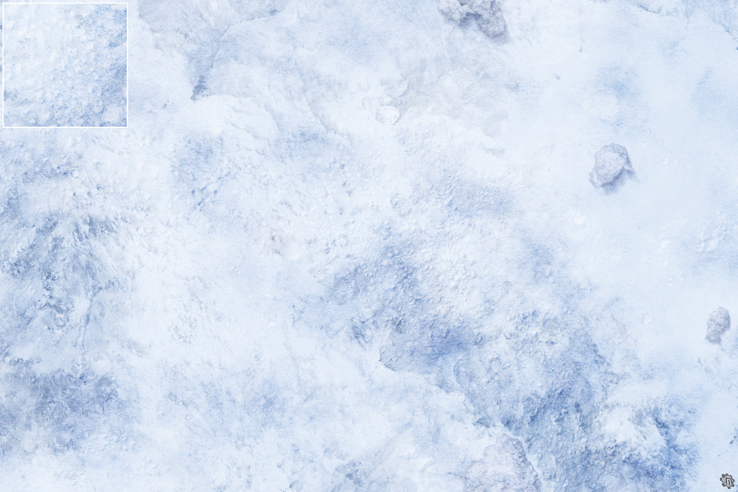 Mats by Mars: Glacial Pass Tabletop Wargaming Play Mat