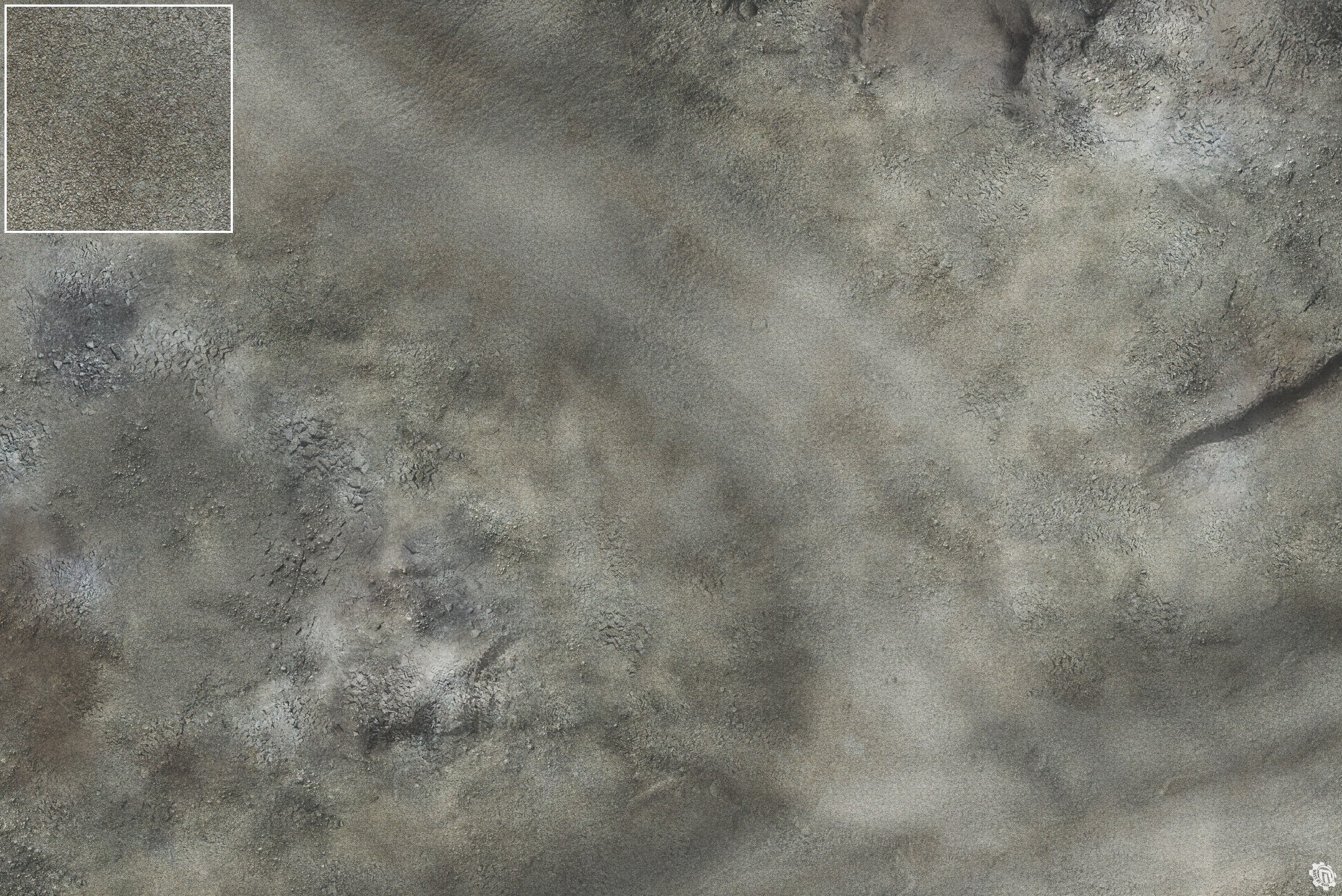 Mats by Mars: Ashen Wastes Tabletop Wargaming Play Mat