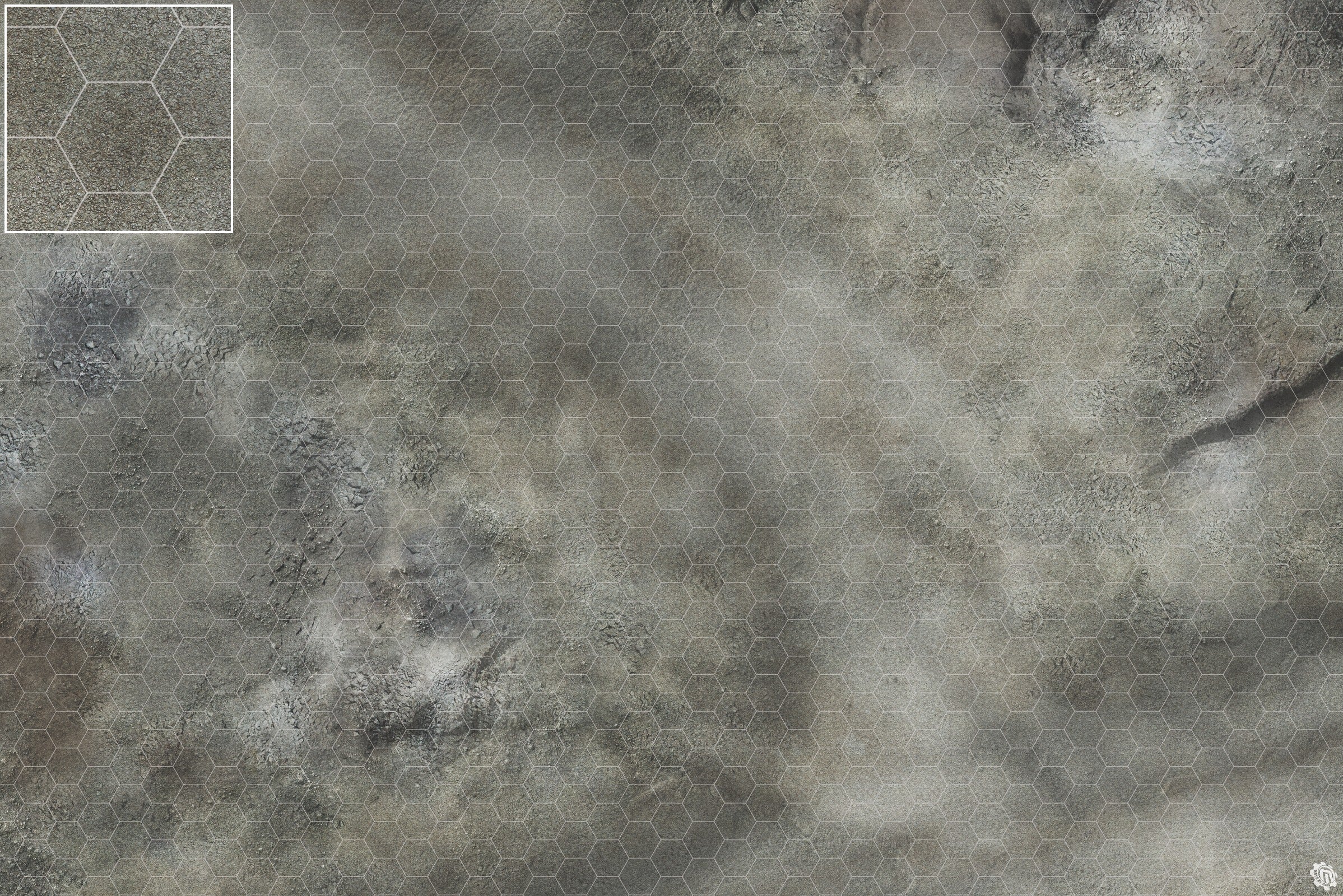 Mats by Mars: Ashen Wastes Tabletop Wargaming Play Mat