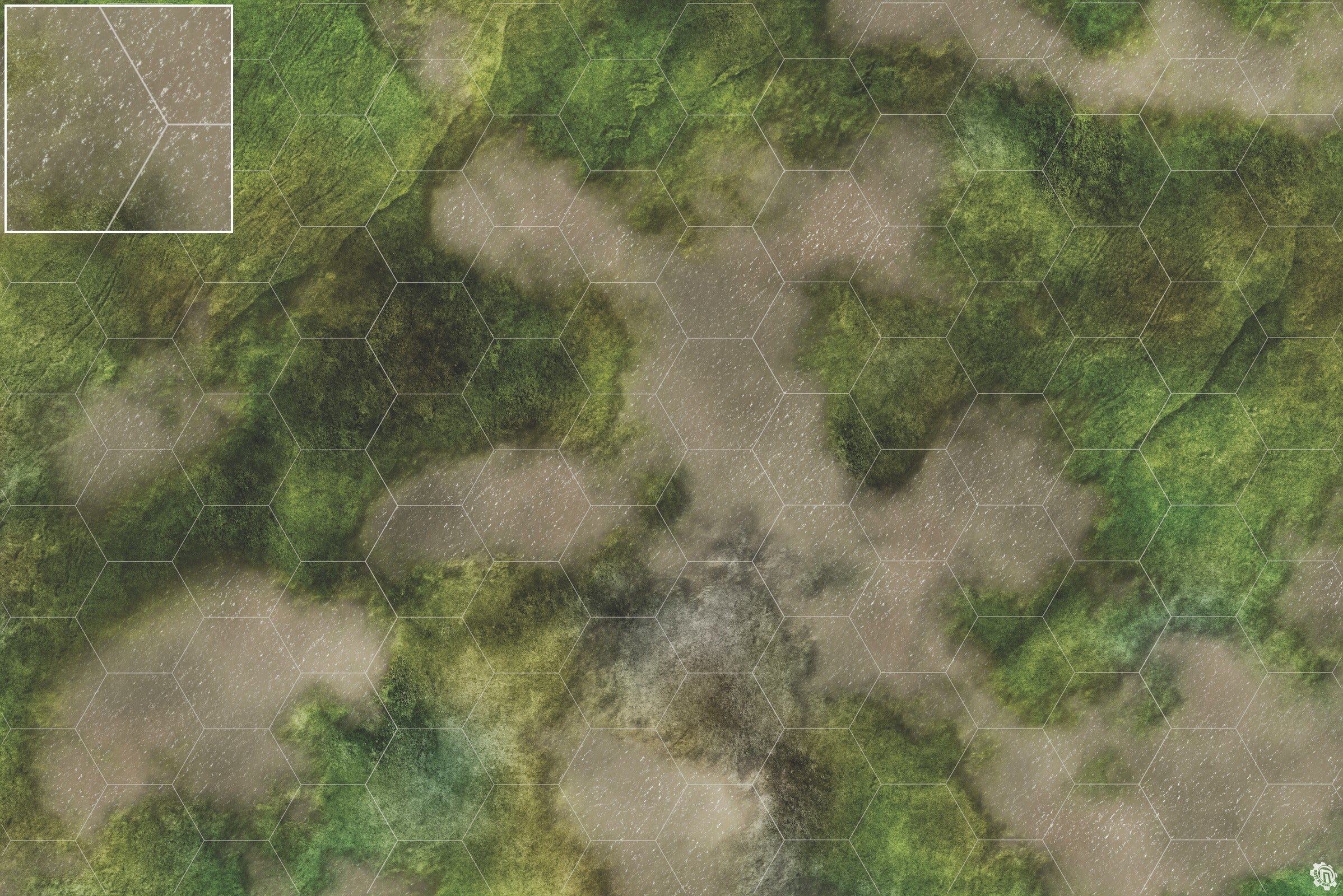 Mats by Mars: Bayou Country Tabletop Wargaming Play Mat