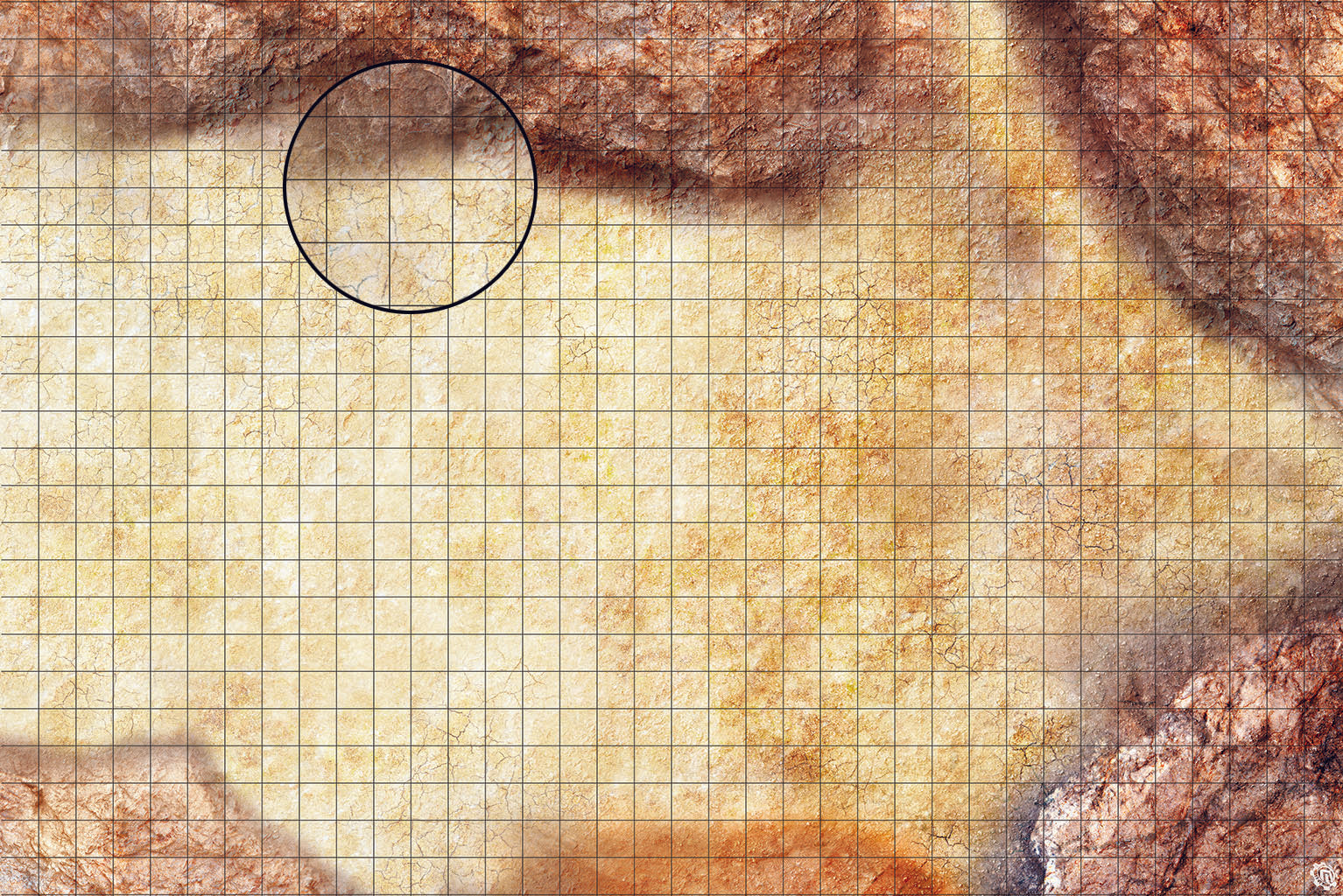 Mats by Mars: Desert Canyon Tabletop Wargaming Play Mat