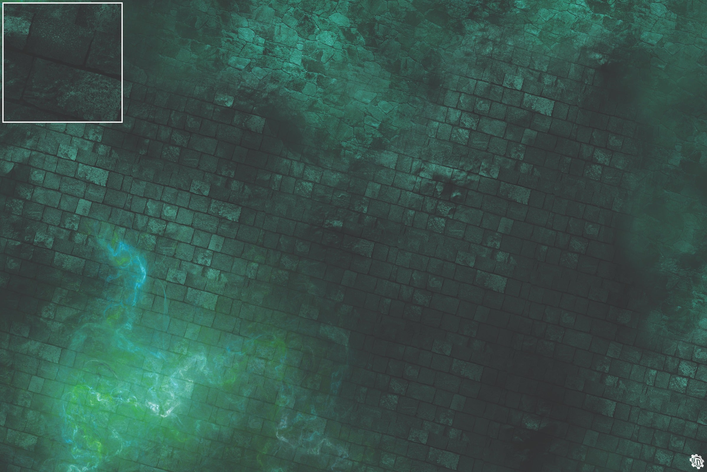 Mats by Mars: Noxious Sewer Tabletop Wargaming Play Mat