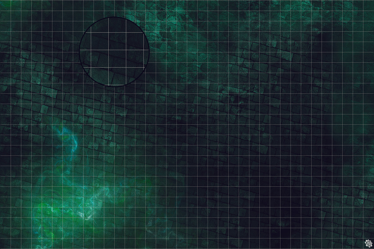 Mats by Mars: Noxious Sewer Tabletop Wargaming Play Mat