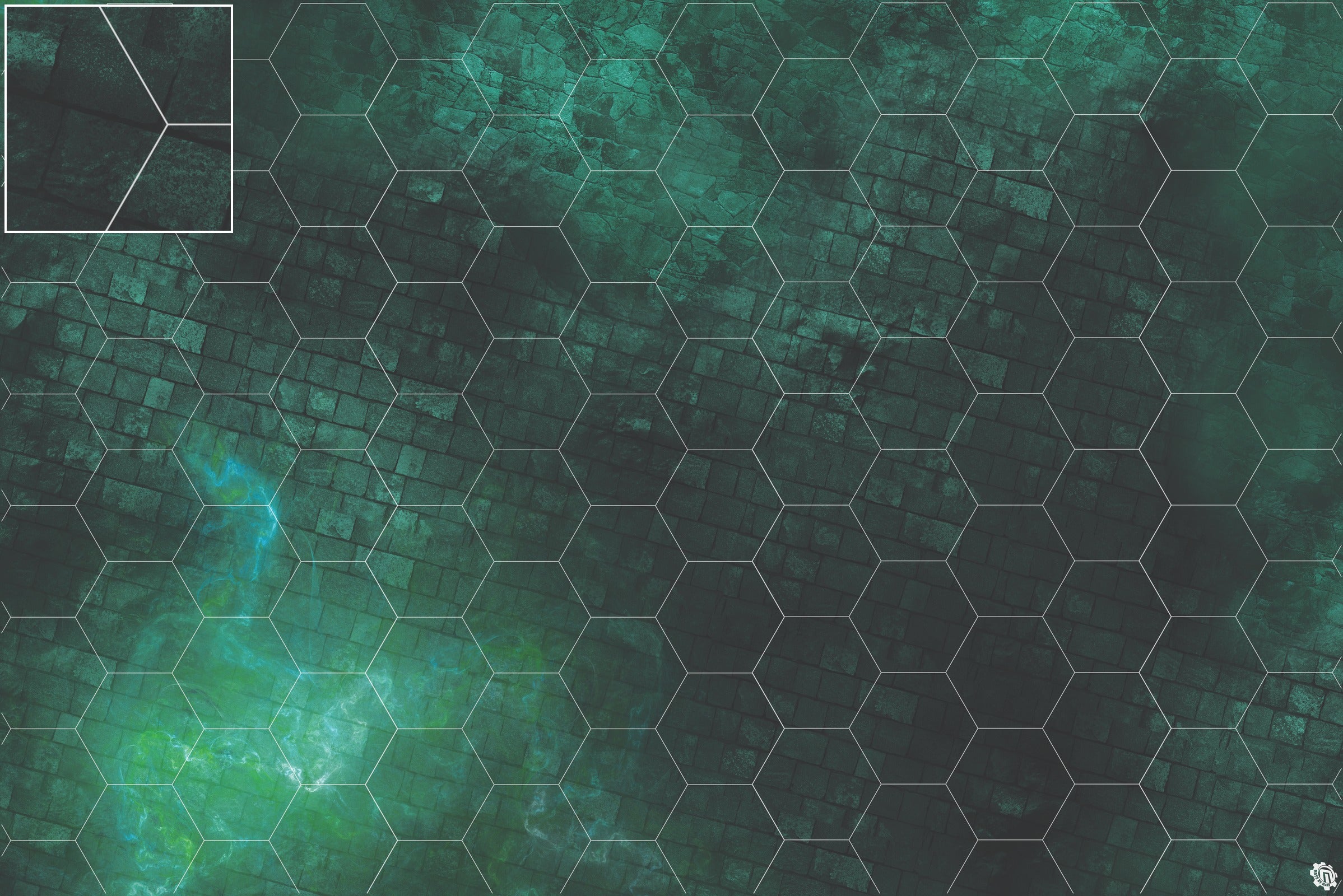 Mats by Mars: Noxious Sewer Tabletop Wargaming Play Mat