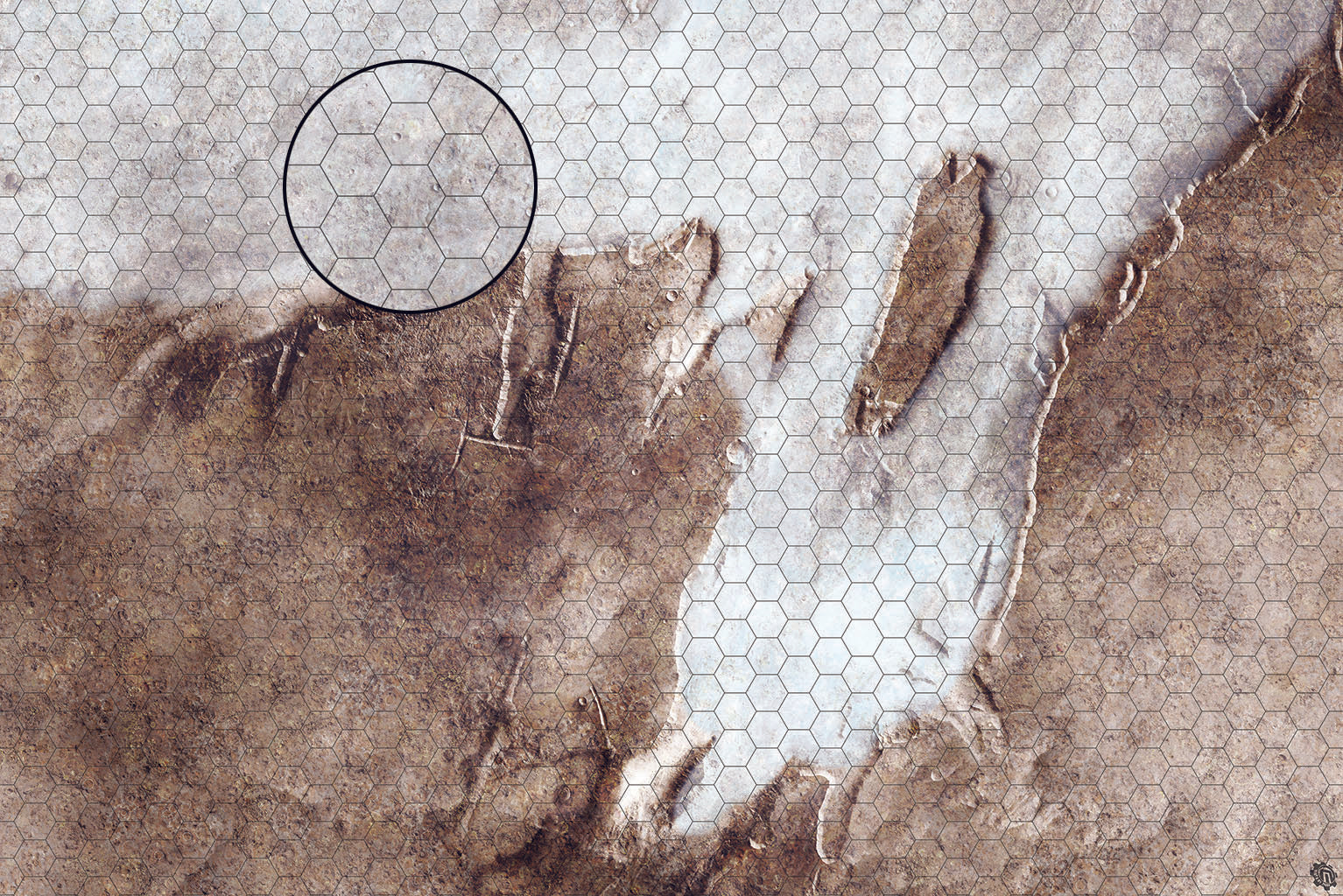 Mats by Mars: Bleached Bone Gulch Tabletop Wargaming Play Mat