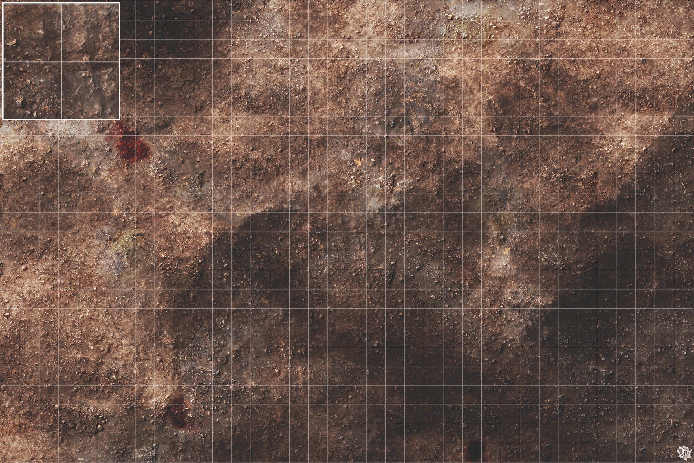 Mats by Mars: Trench Assault Tabletop Wargaming Play Mat