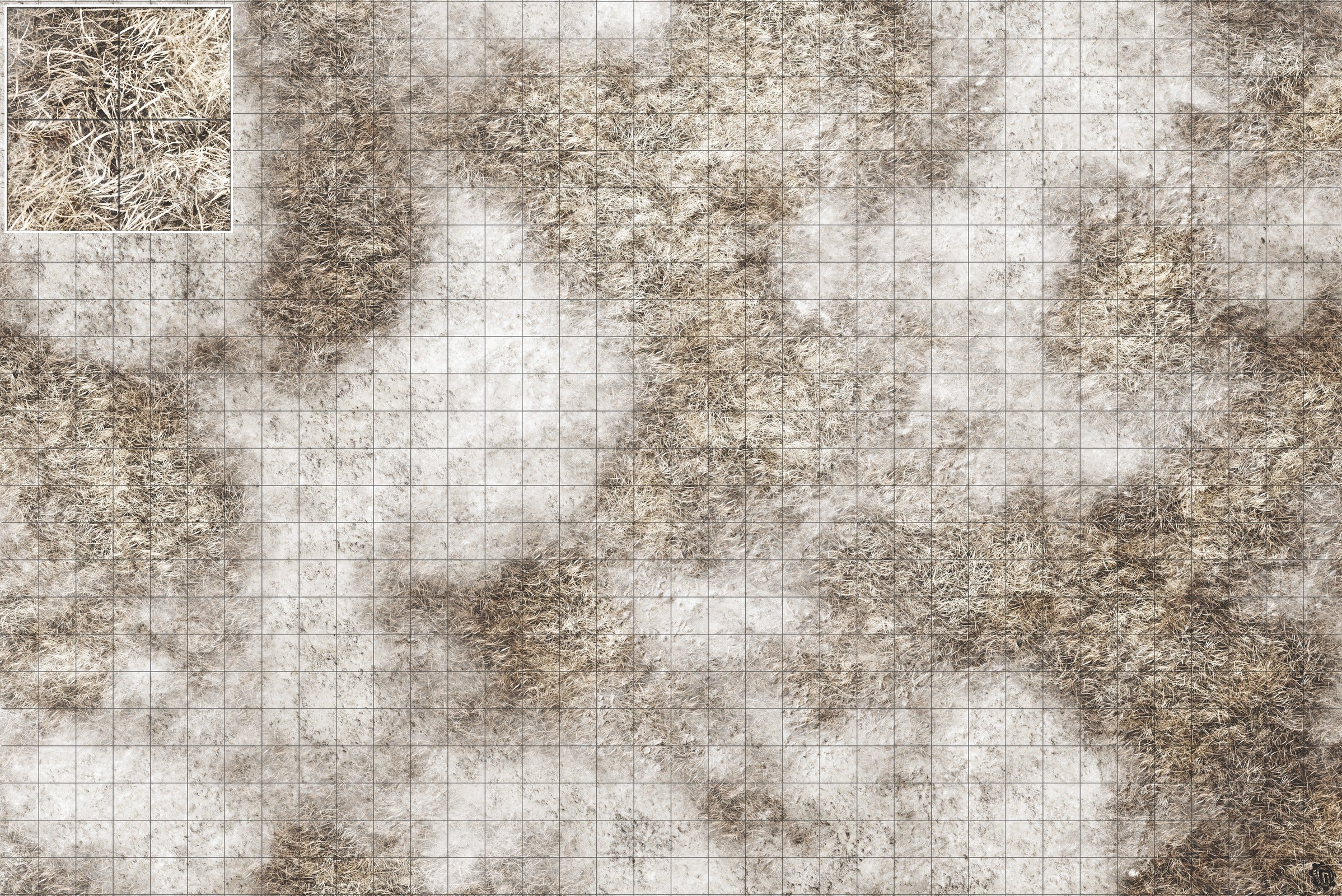 Mats by Mars: Sagebrush Steppes Tabletop Wargaming Play Mat