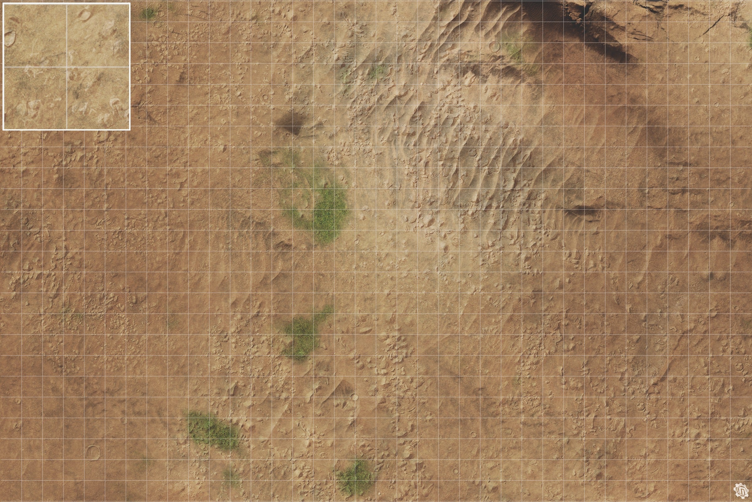Mats by Mars: Blistering Expanse Wargaming Play Mat