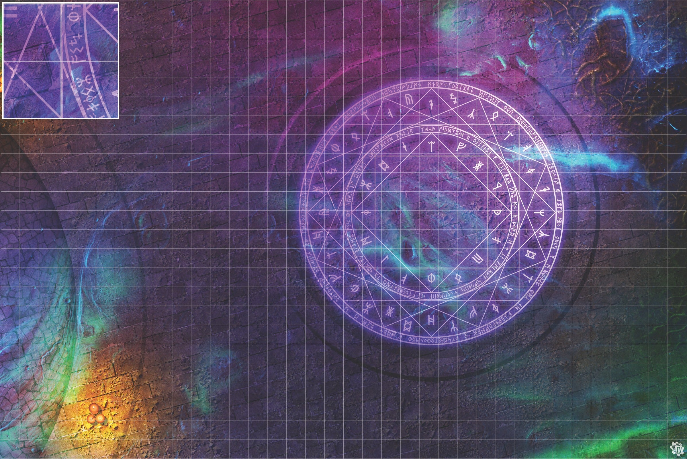 Mats by Mars: Witchlight Warding Wargaming Play Mat