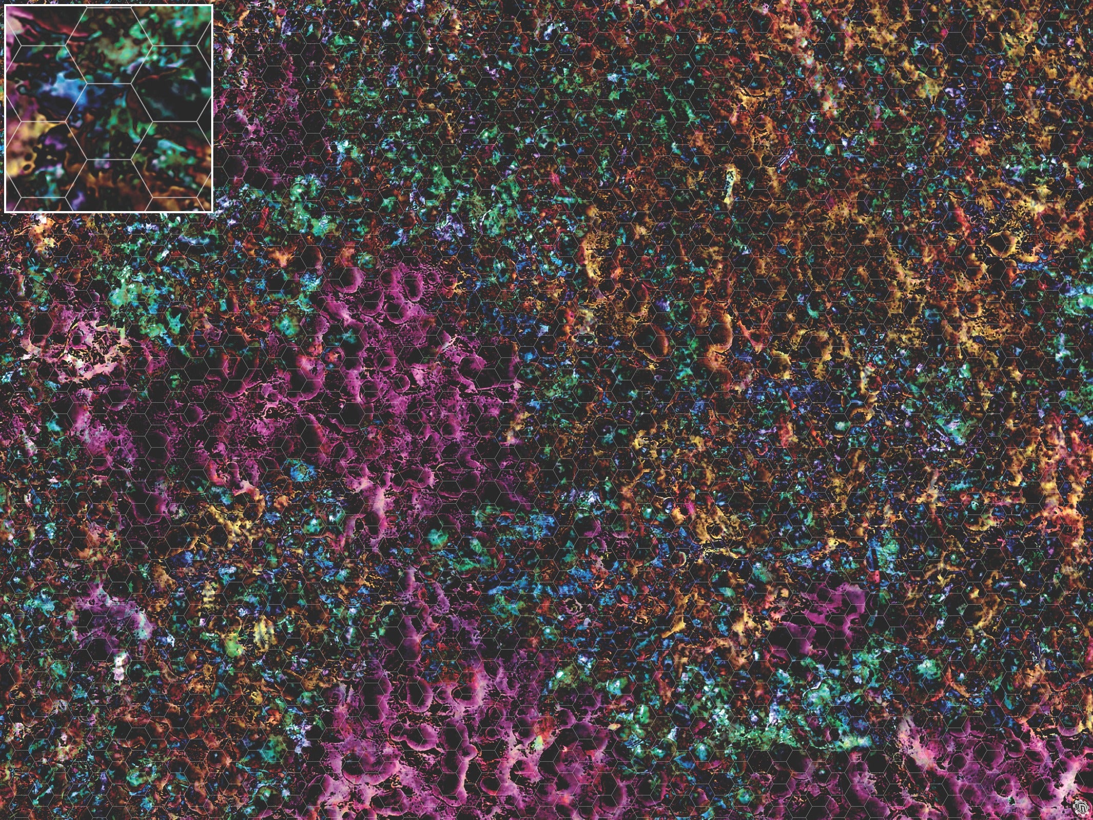 Mats by Mars: Mushroom Forest Tabletop Wargaming Play Mat