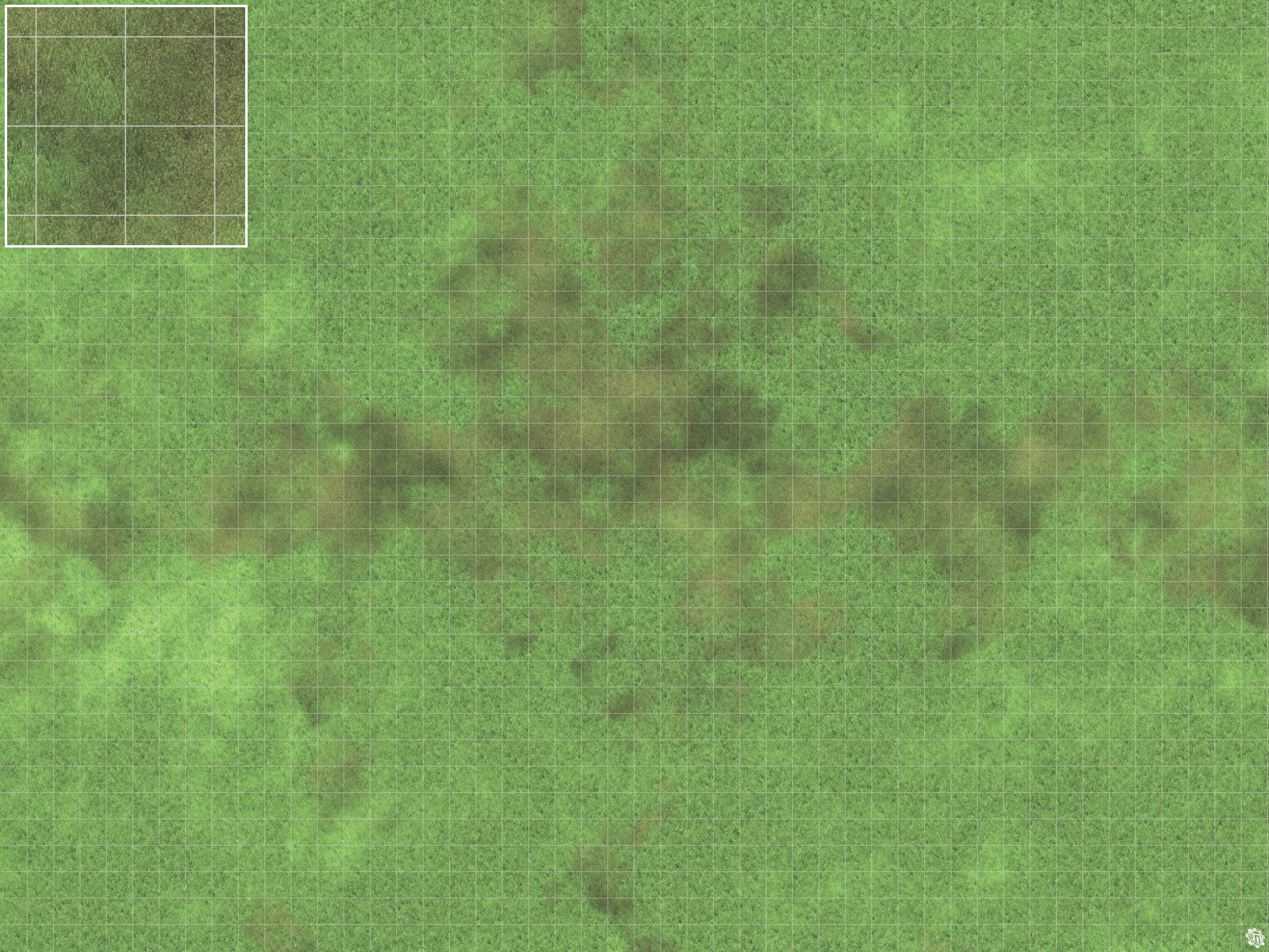 Mats by Mars: Verdant Fields Tabletop Wargaming Play Mat