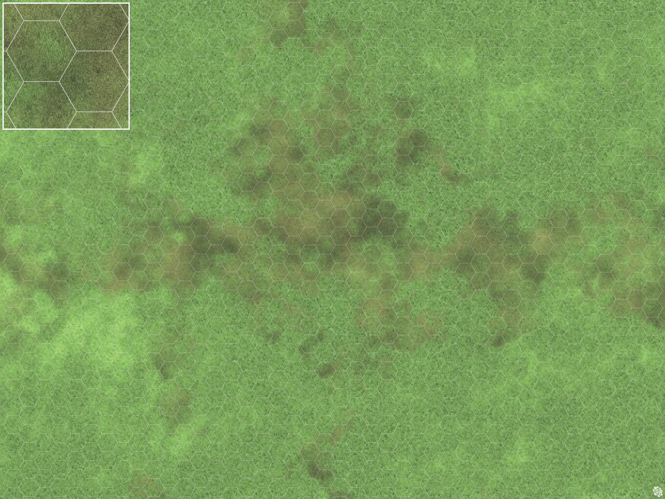 Mats by Mars: Verdant Fields Tabletop Wargaming Play Mat