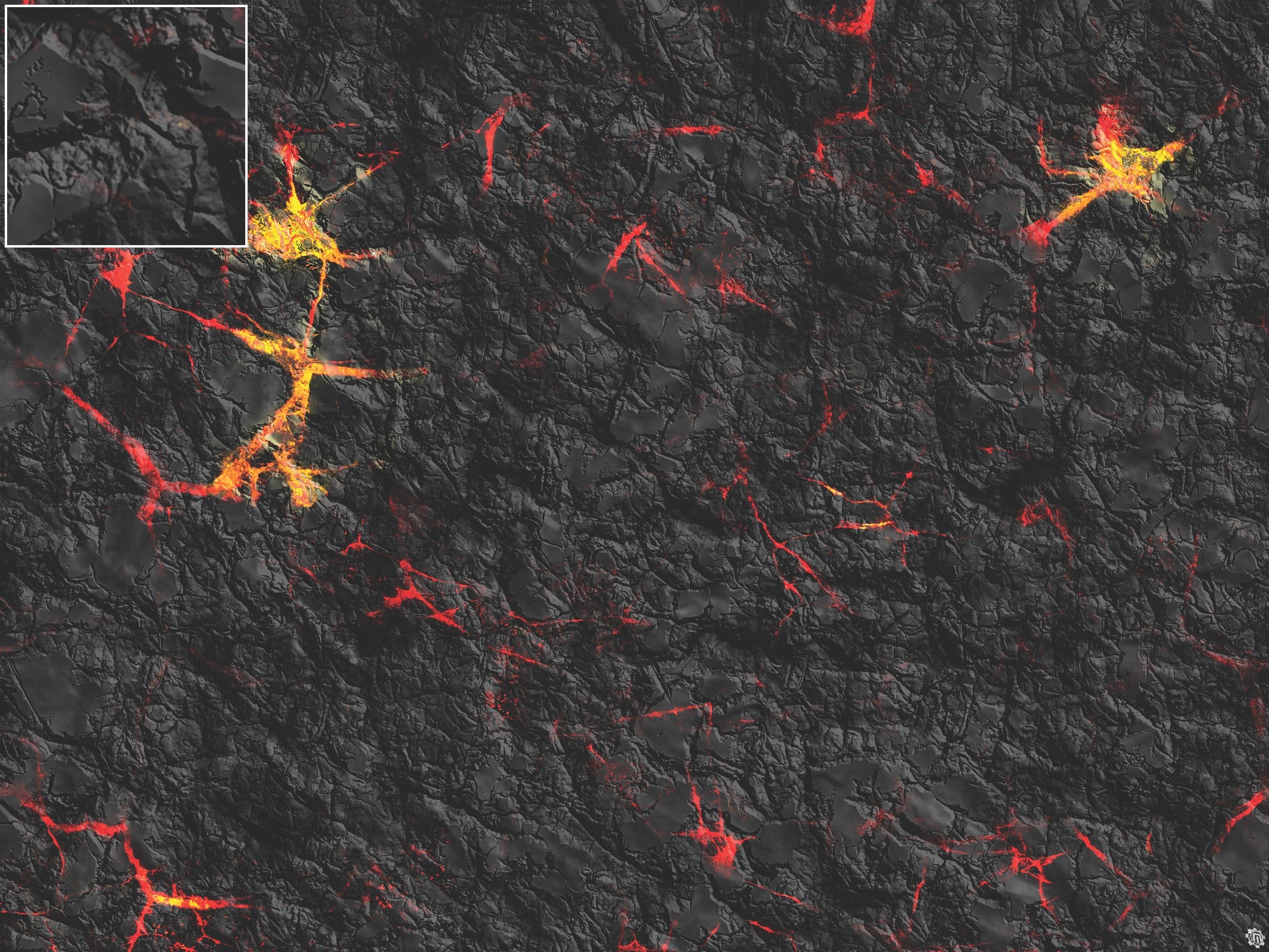 Mats by Mars: Molten Crust Tabletop Wargaming Play Mat