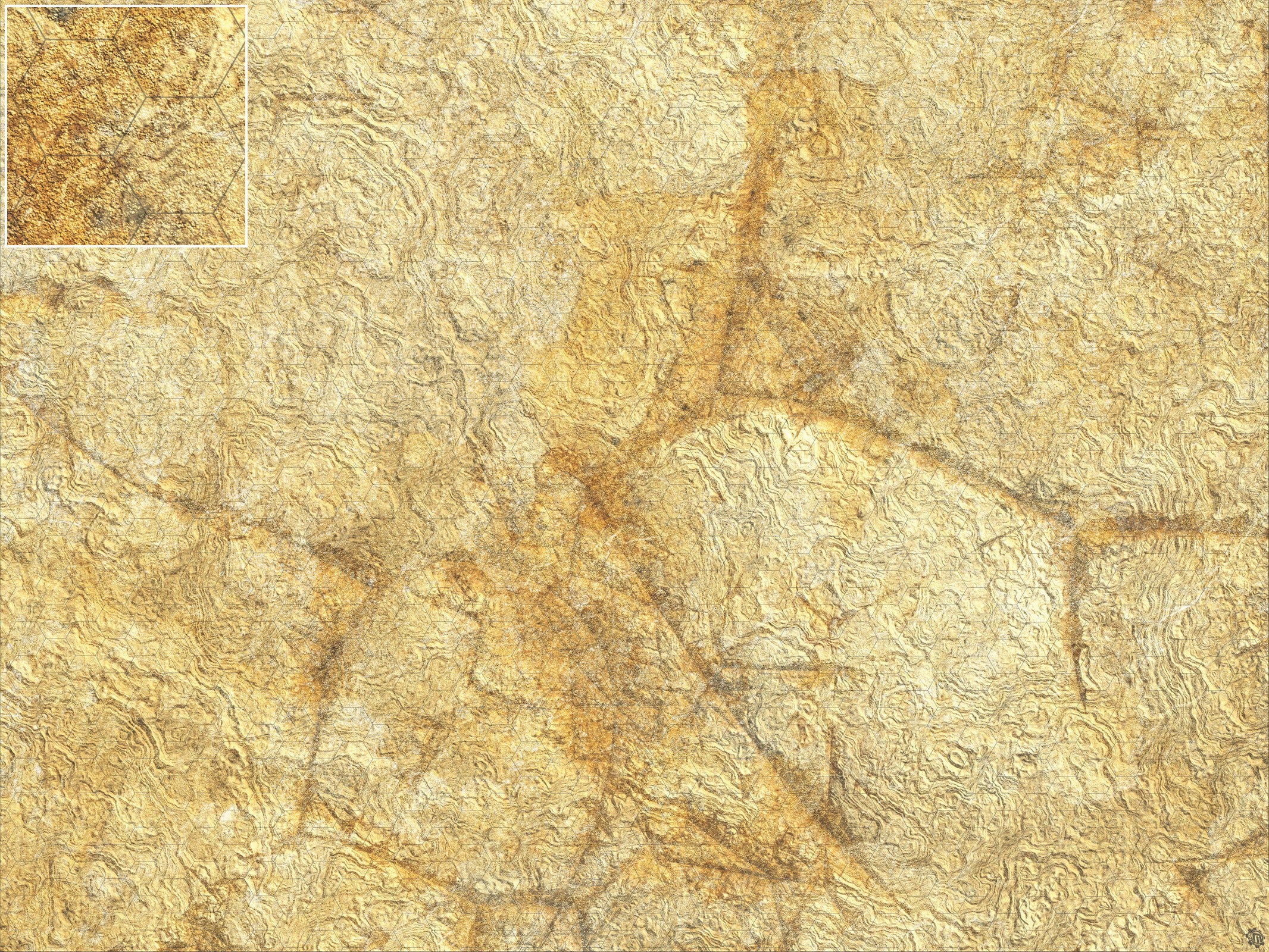 Mats by Mars: Parched Earth Tabletop Wargaming Play Mat