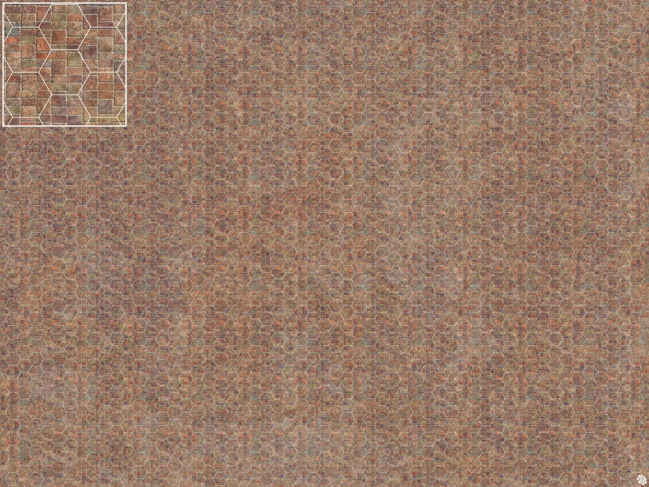 Mats by Mars: Sett in Stone (Red) Tabletop Wargaming Play Mat