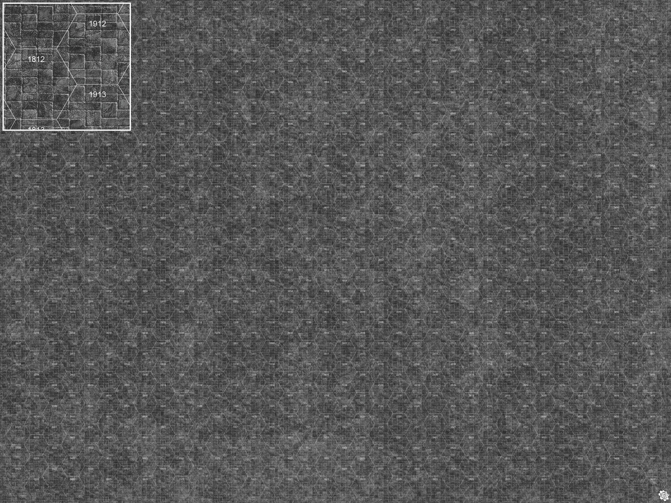 Mats by Mars: Sett in Stone (Grey) Tabletop Wargaming Play Mat
