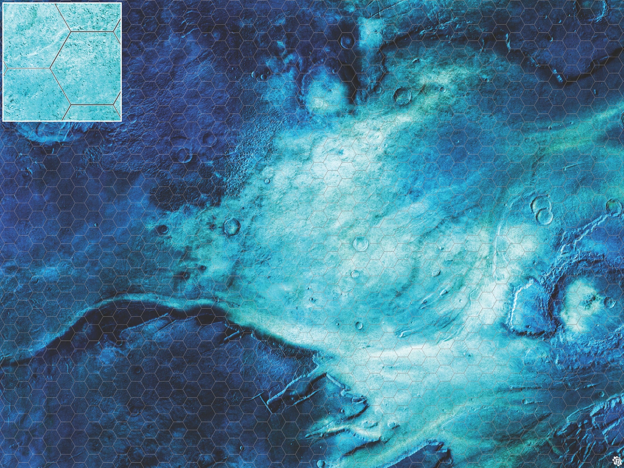 Mats by Mars: Rimecrust Tabletop Wargaming Play Mat