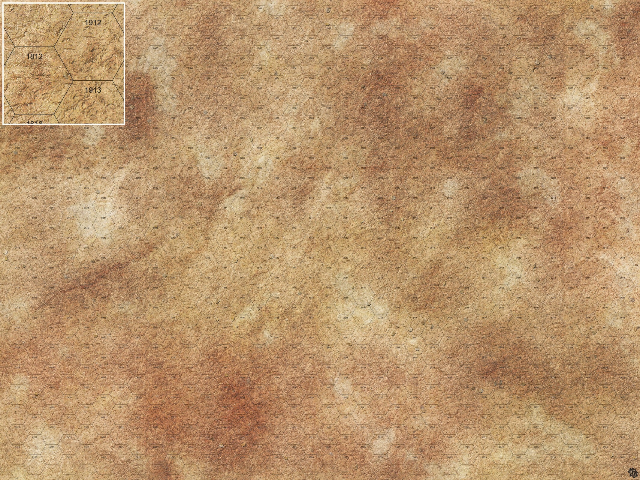 Mats by Mars: Swallowing Sand Tabletop Wargaming Play Mat