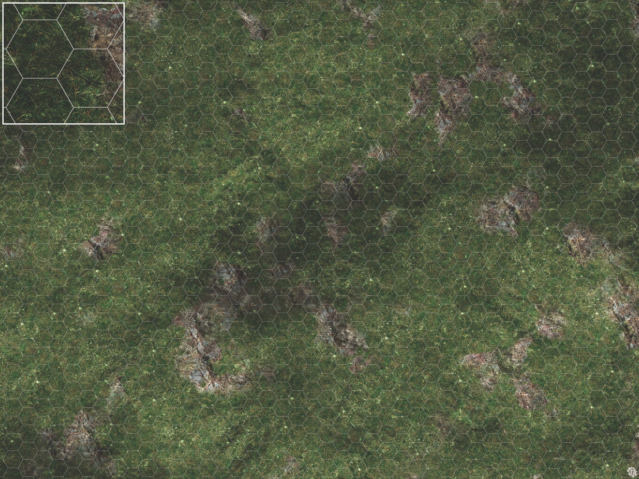 Mats by Mars: Green Hills Tabletop Wargaming Play Mat