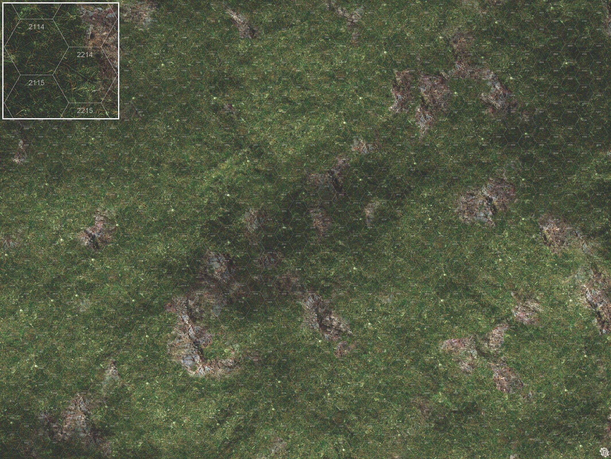 Mats by Mars: Green Hills Tabletop Wargaming Play Mat