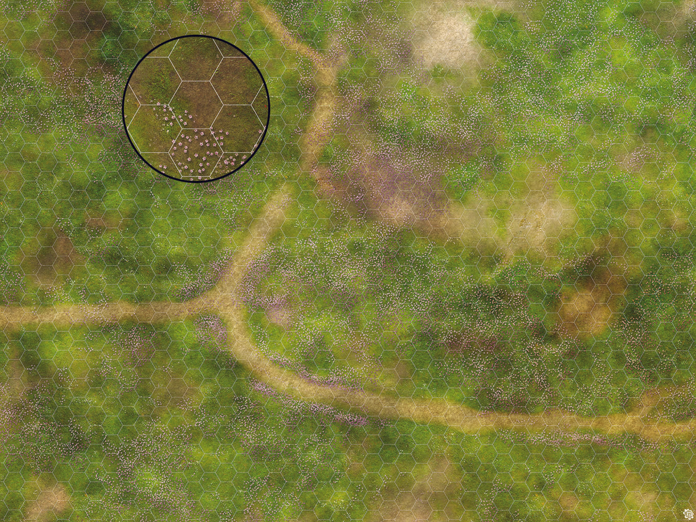 Mats by Mars: Cherry Blossom Crossroads Tabletop Wargaming Play Mat