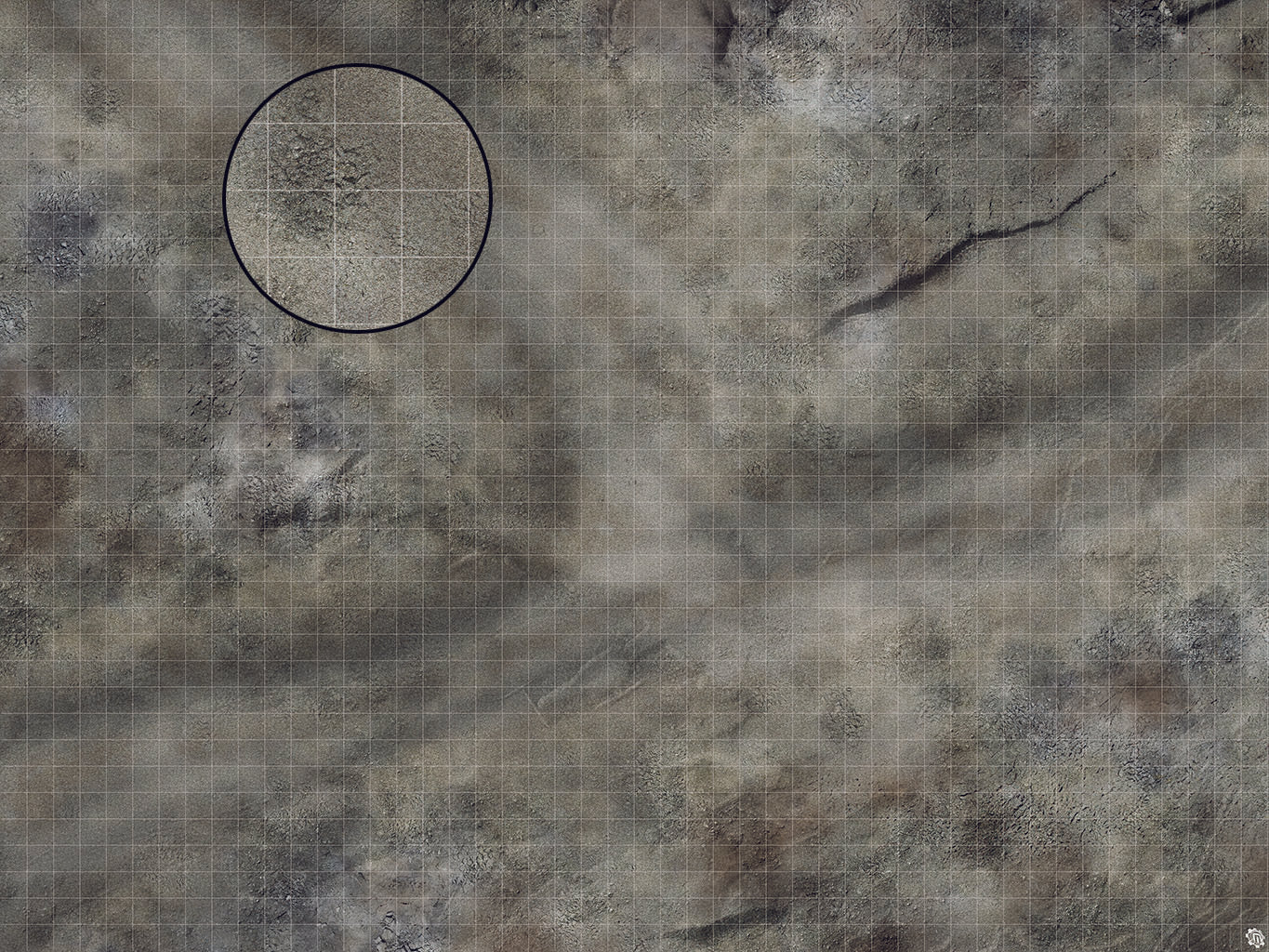 Mats by Mars: Ashen Wastes Tabletop Wargaming Play Mat