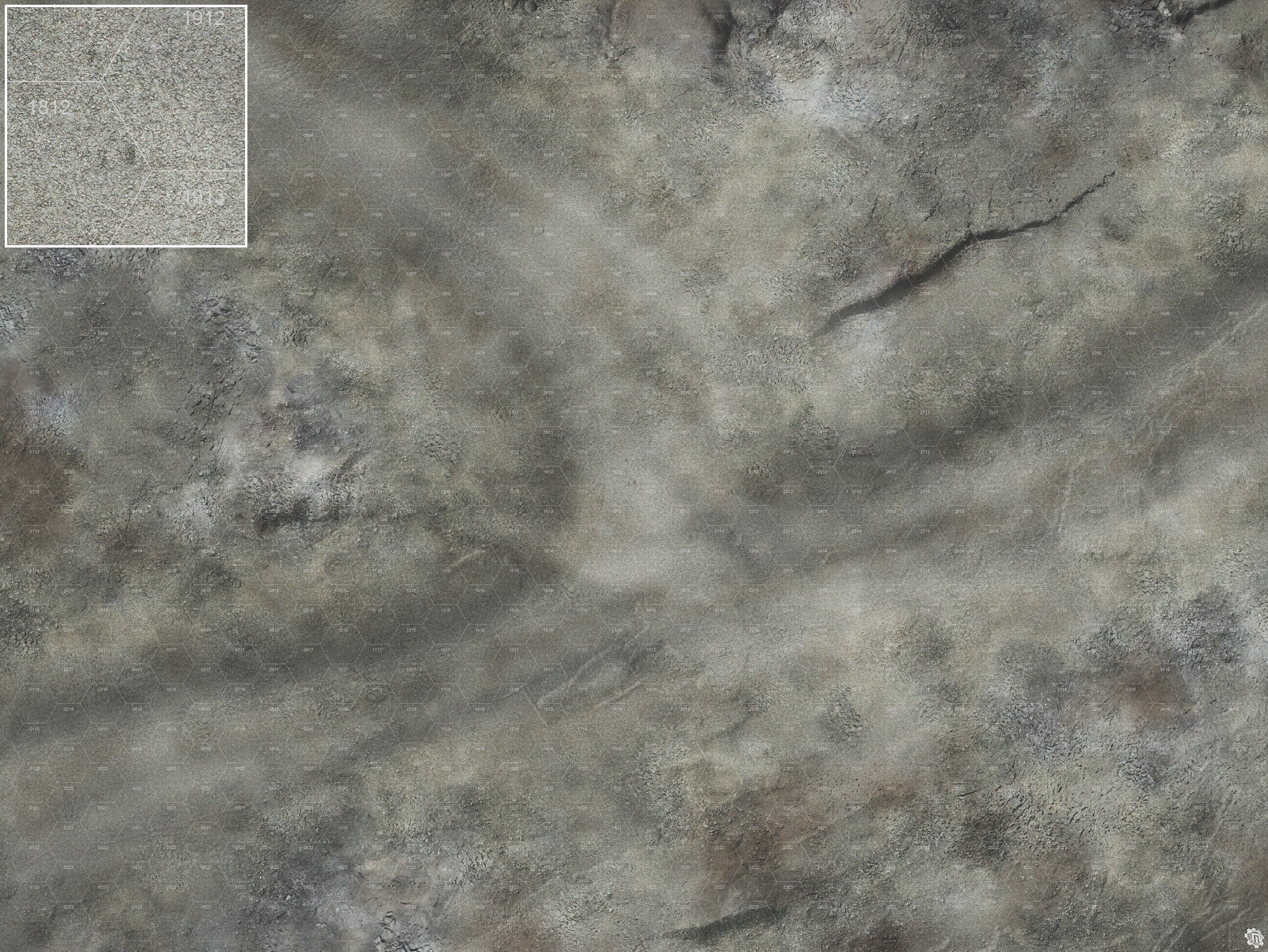 Mats by Mars: Ashen Wastes Tabletop Wargaming Play Mat