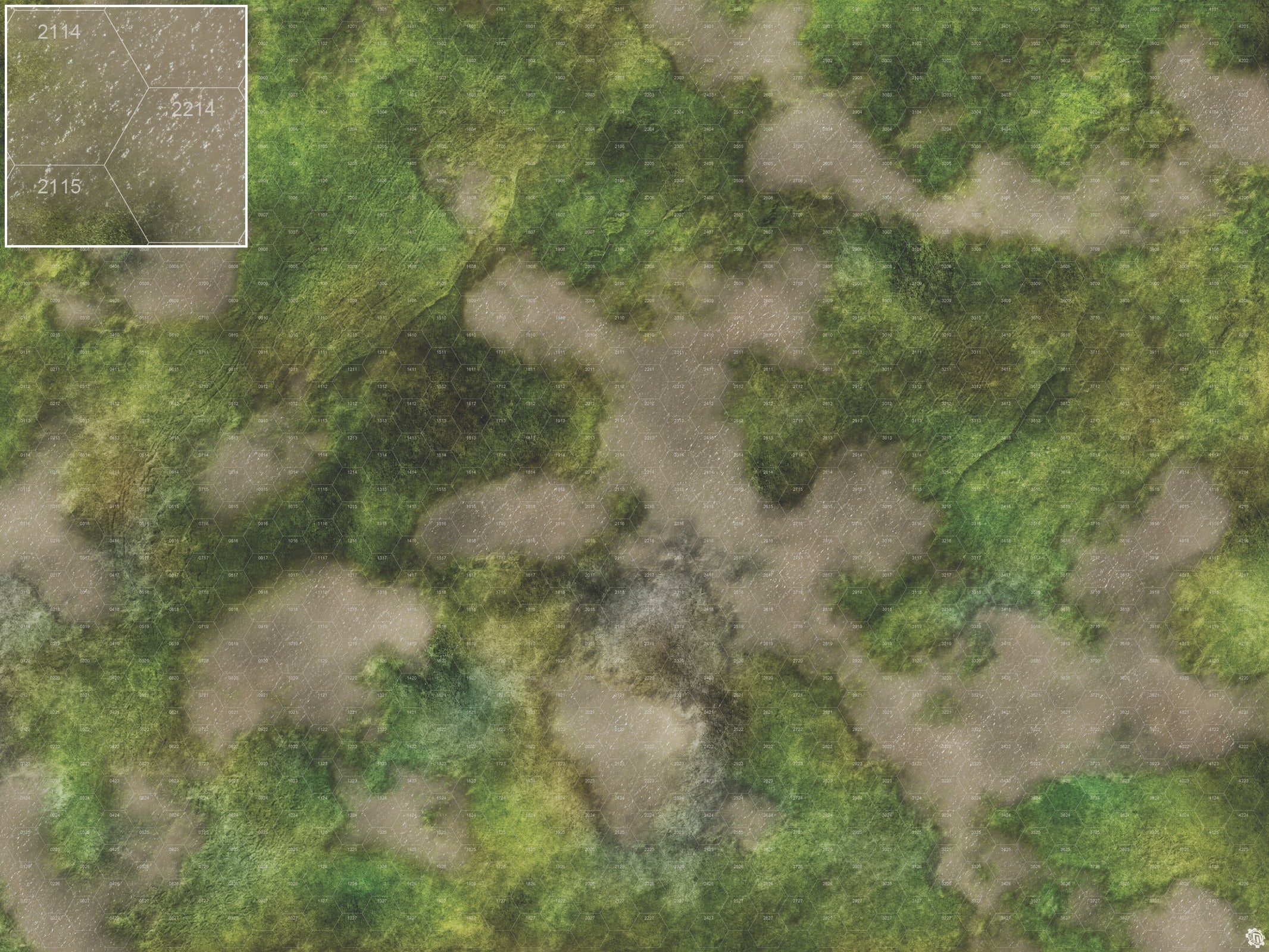 Mats by Mars: Bayou Country Tabletop Wargaming Play Mat