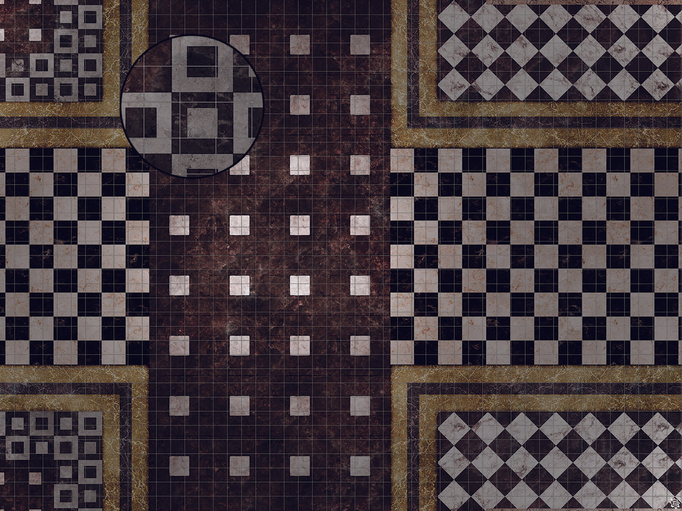 Mats by Mars: Manor Hall Tabletop Wargaming Play Mat